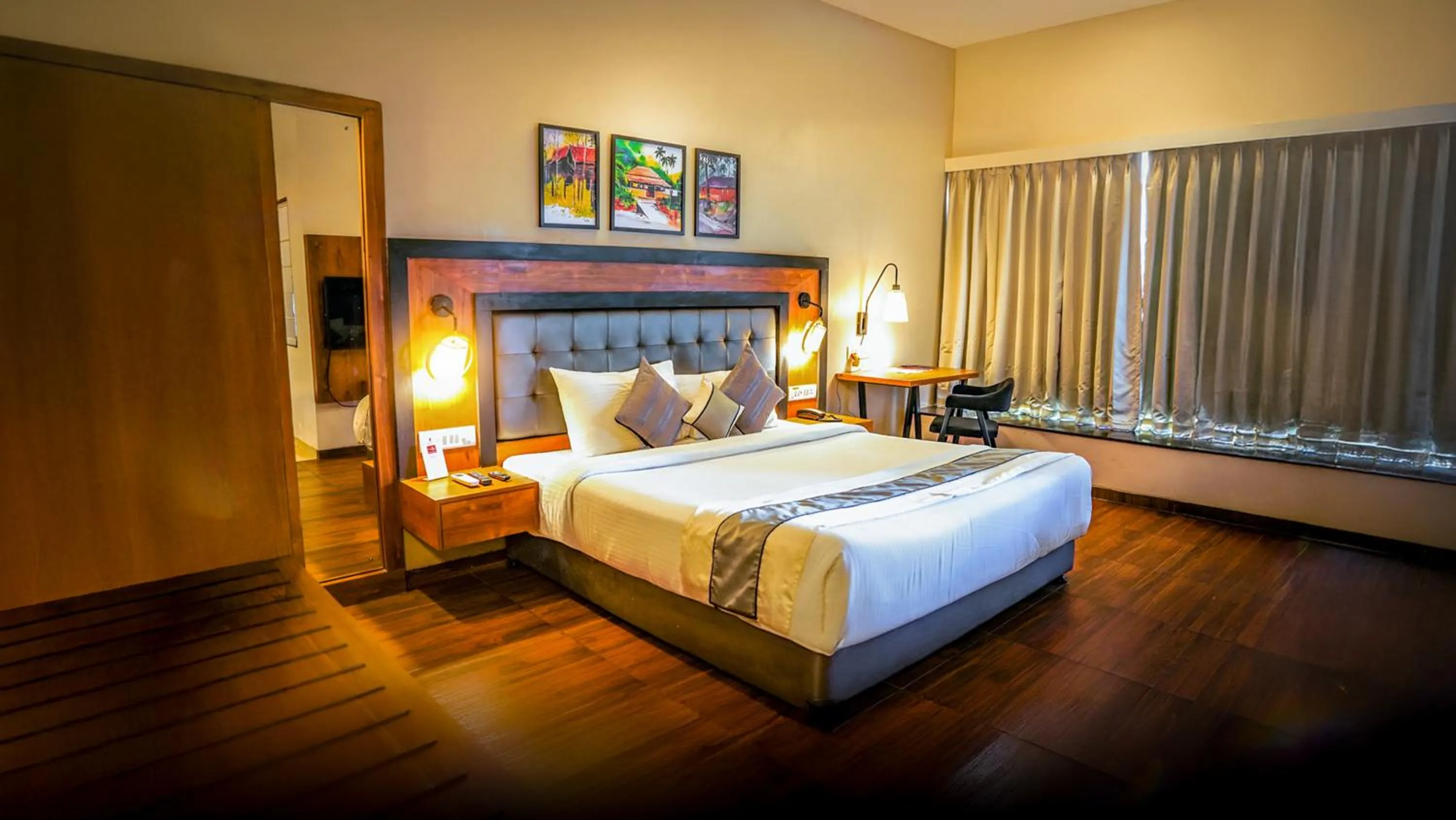 Photo of the whole room, Bed in Pushpam Sanskruti Resort Karjat