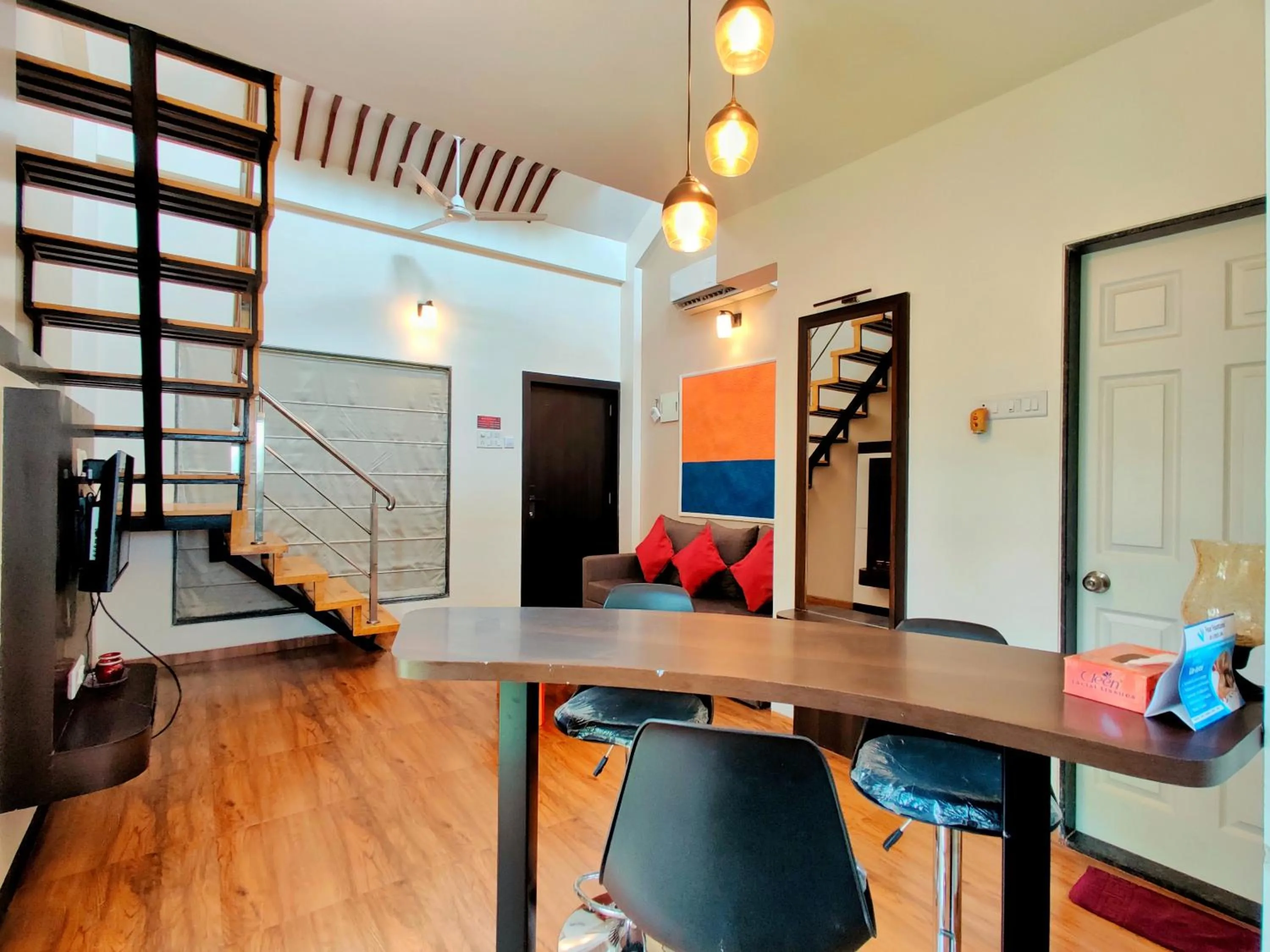 Living room in Pushpam Sanskruti Resort Karjat