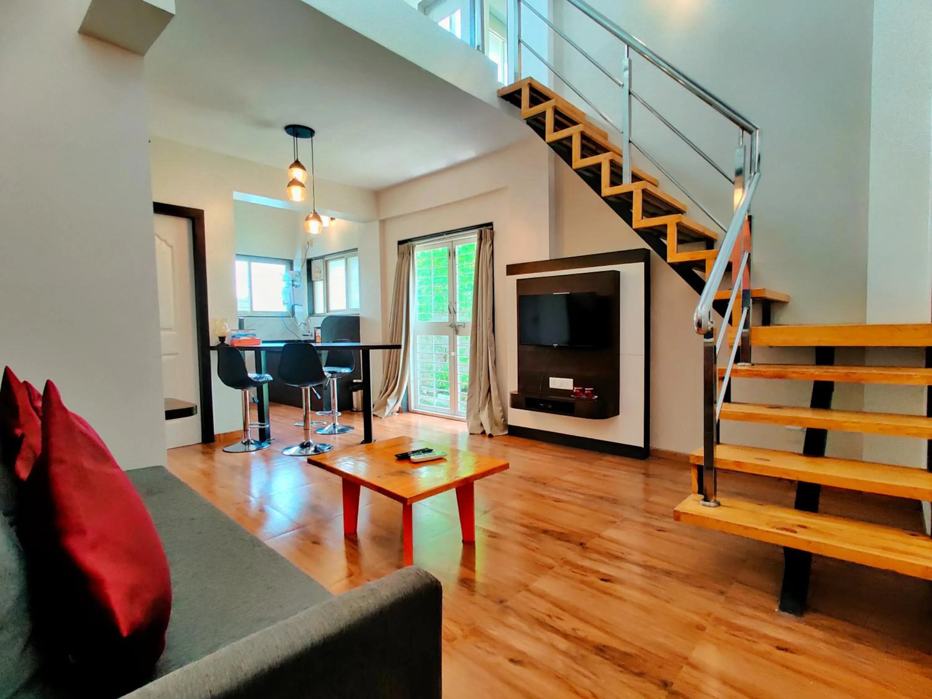 Living room in Pushpam Sanskruti Resort Karjat