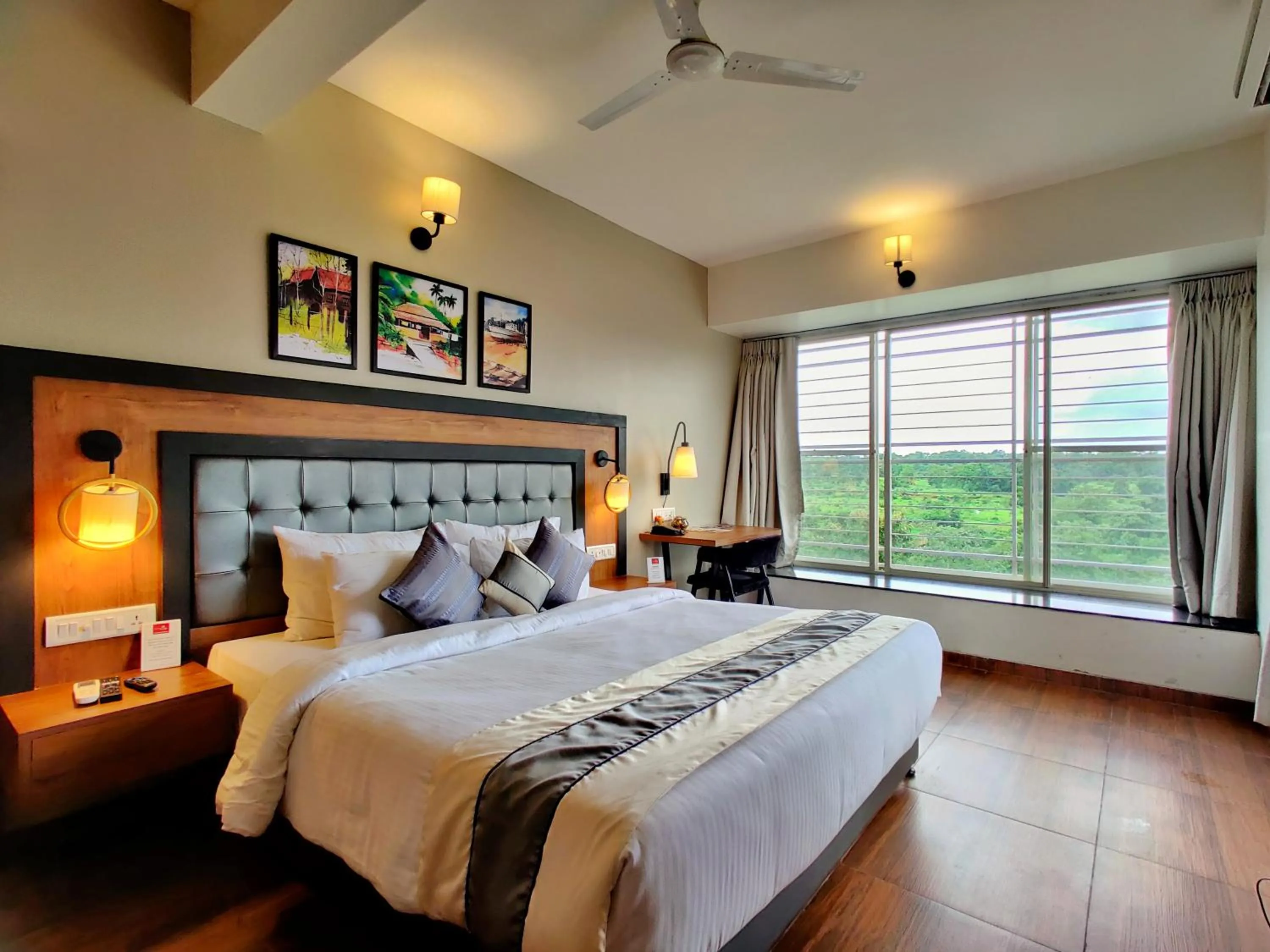 Bed in Pushpam Sanskruti Resort Karjat