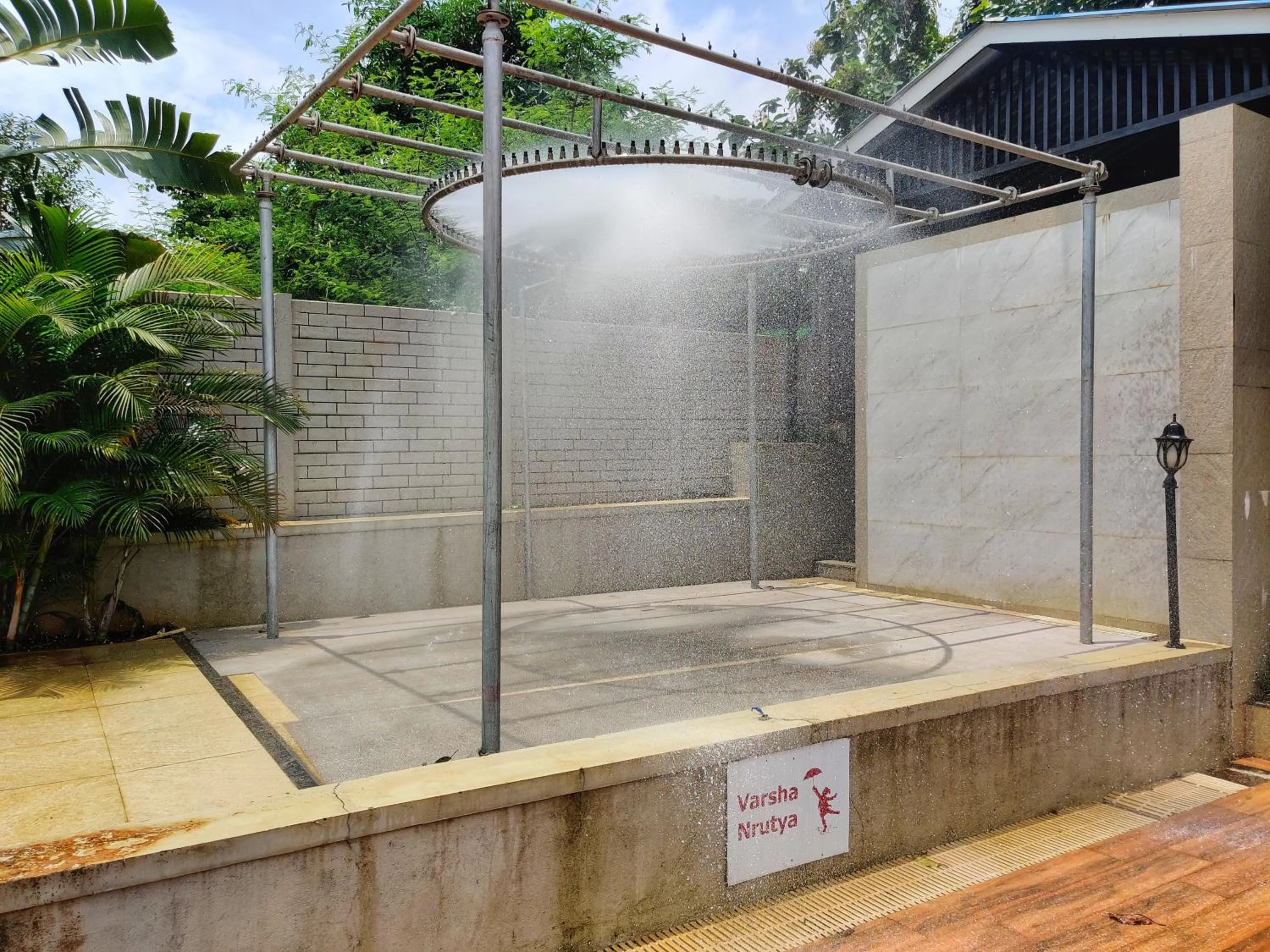 Shower in Pushpam Sanskruti Resort Karjat