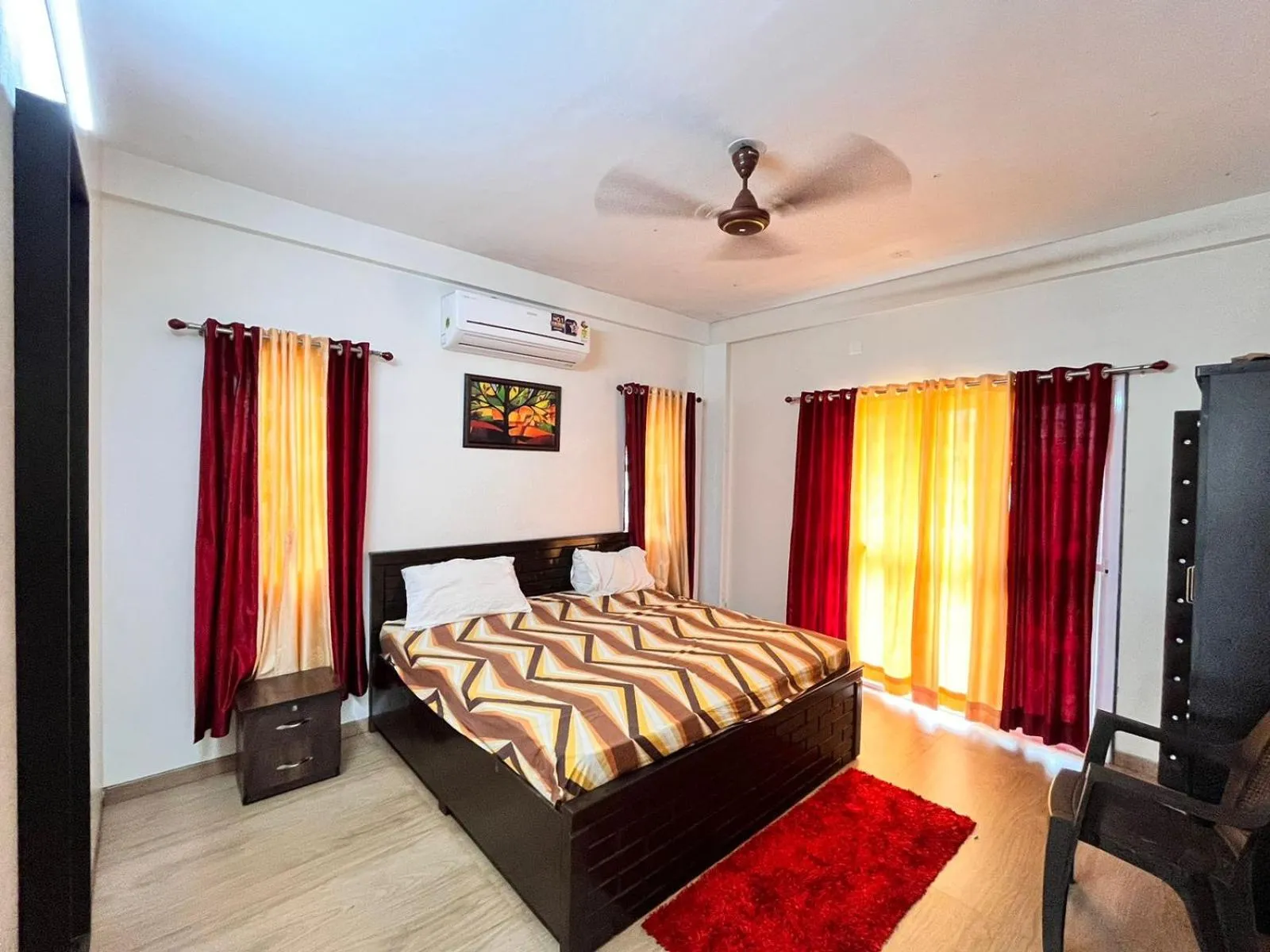 Bed in Pushpam Sanskruti Resort Karjat