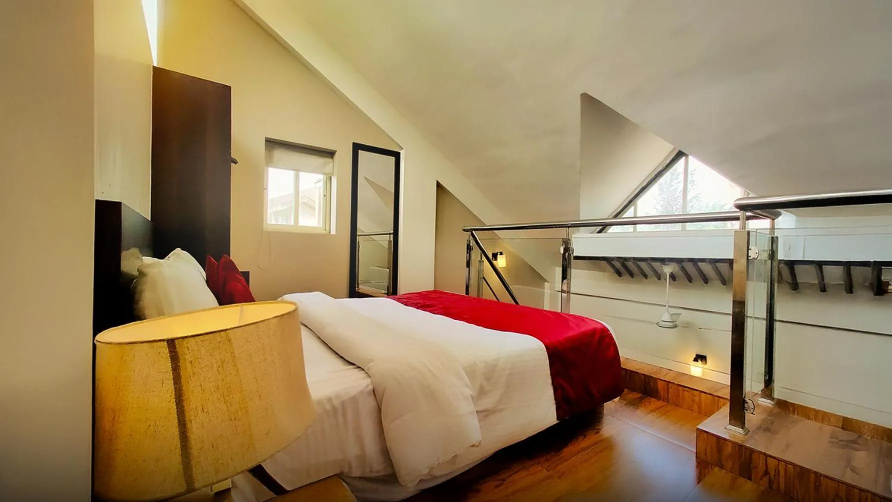 Bed in Pushpam Sanskruti Resort Karjat