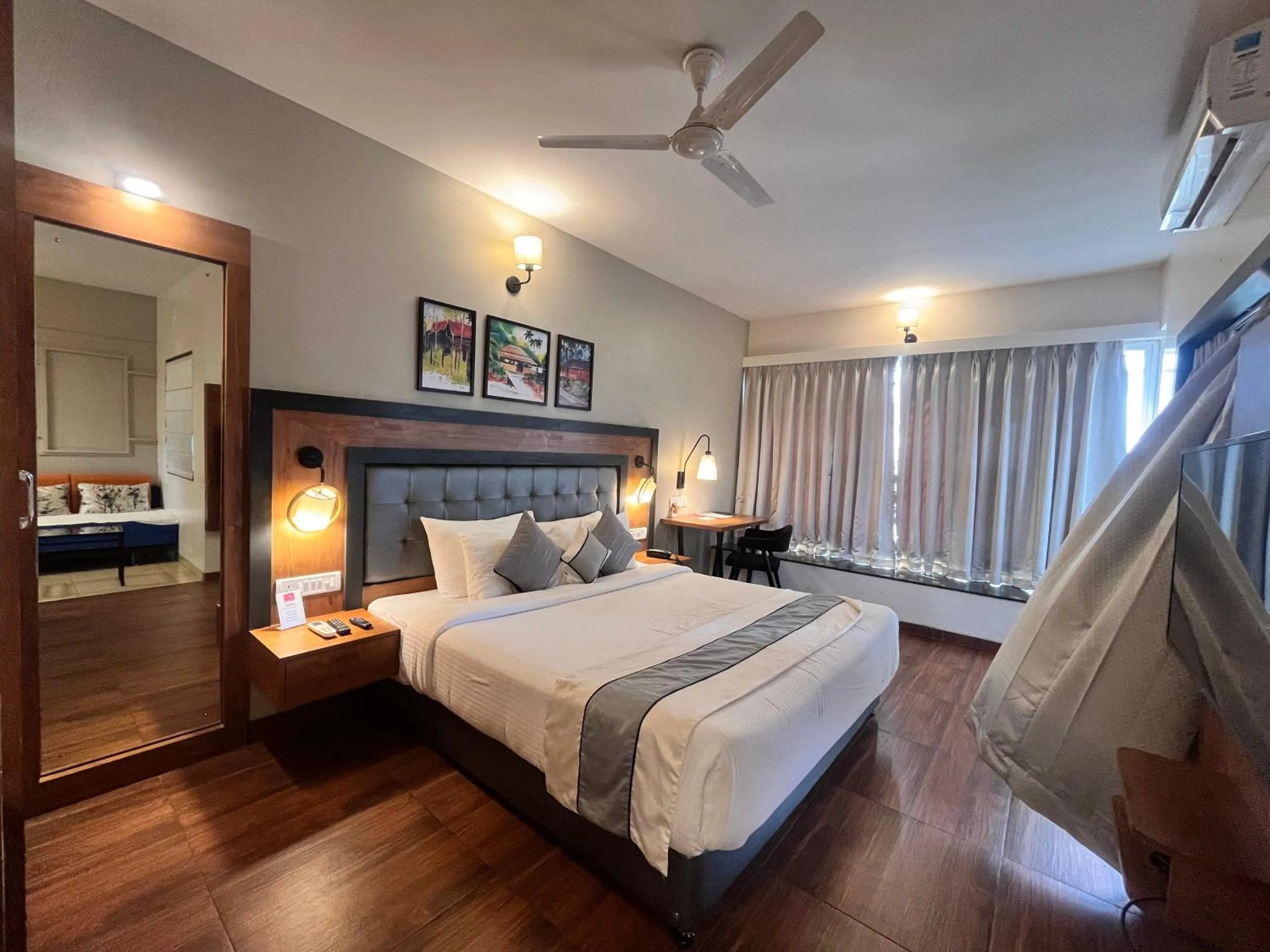 Bed in Pushpam Sanskruti Resort Karjat