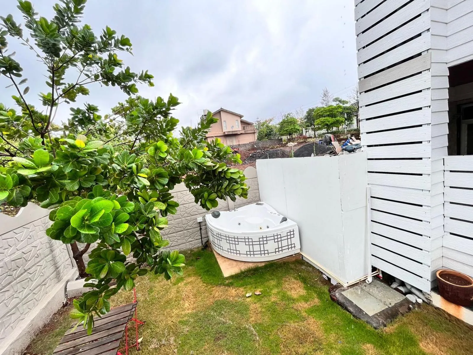 Garden view in Pushpam Sanskruti Resort Karjat