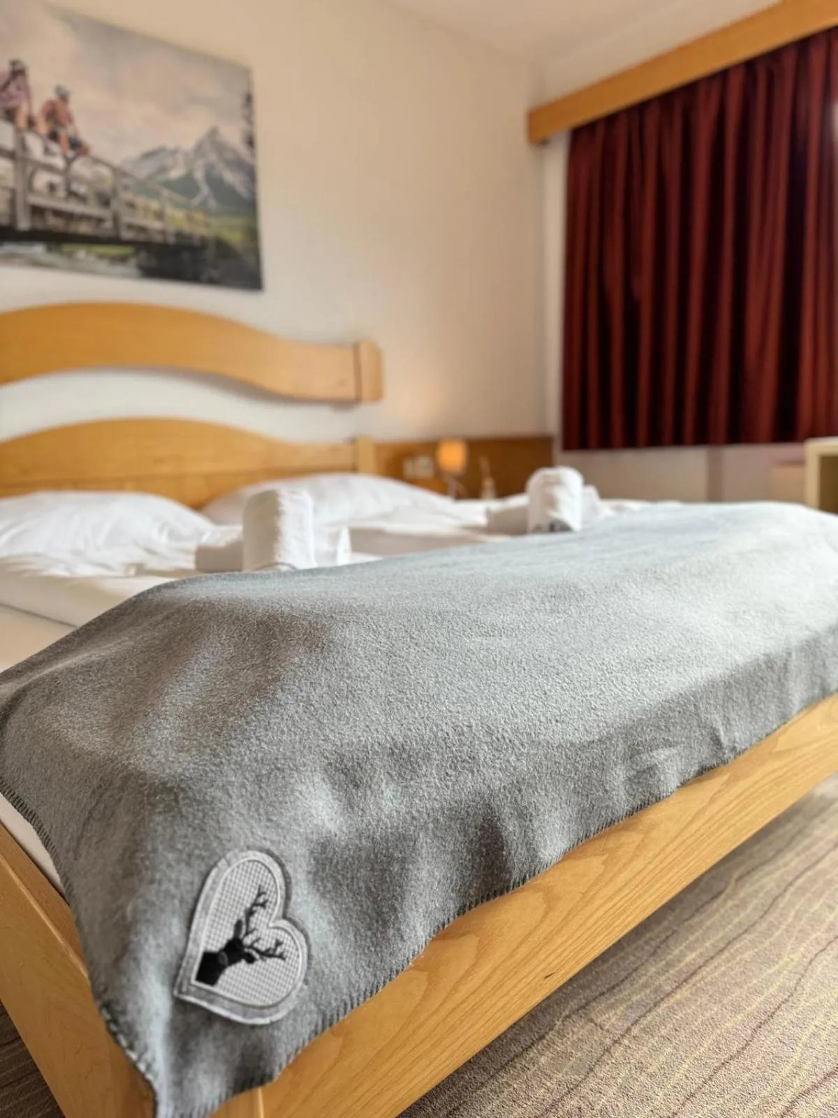 Bed in Sonnenburg Hotel