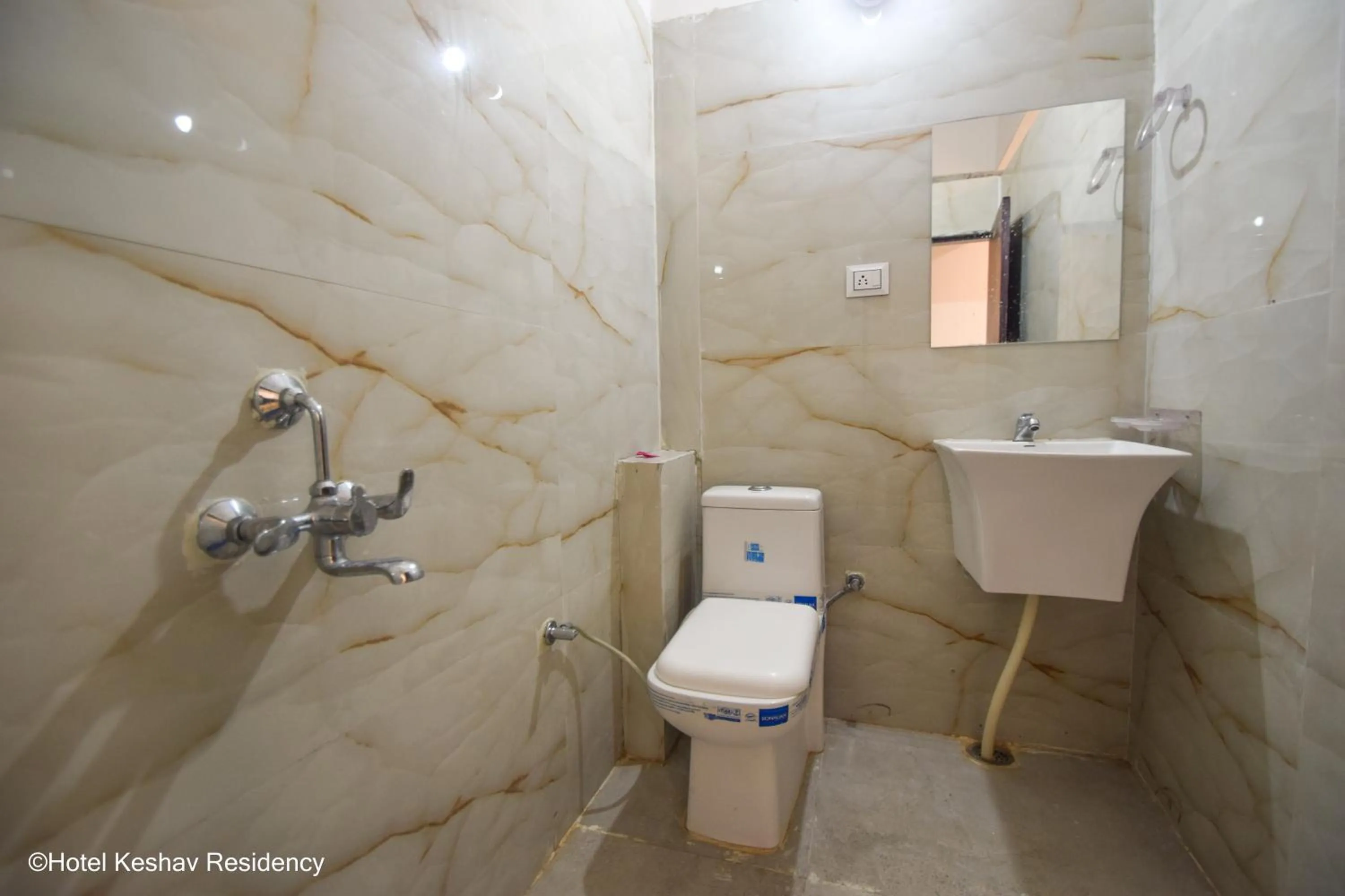 Bathroom in Hotel Keshav Residency