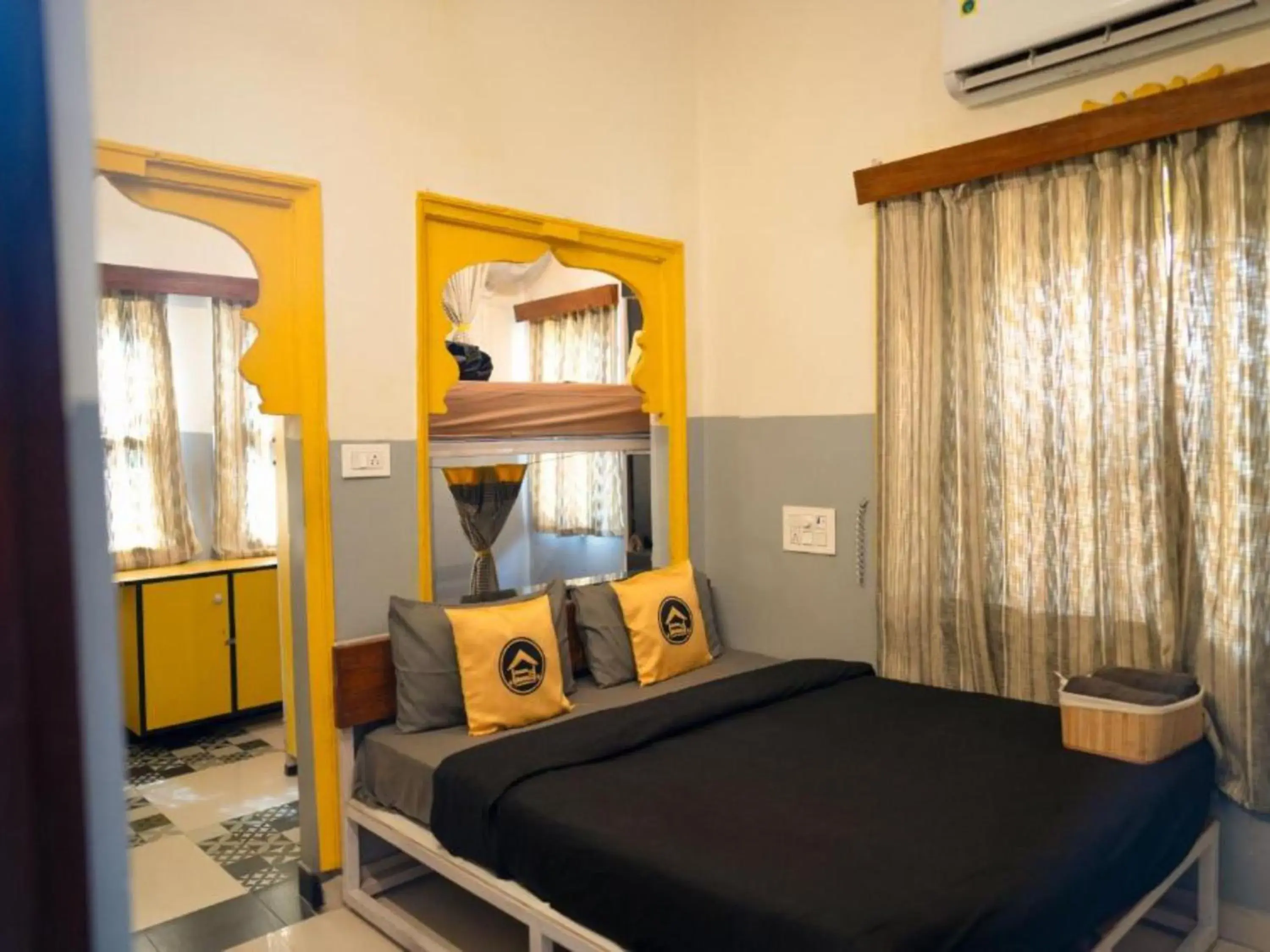 Bed in The Hosteller Udaipur Bed in The Hosteller Udaipur