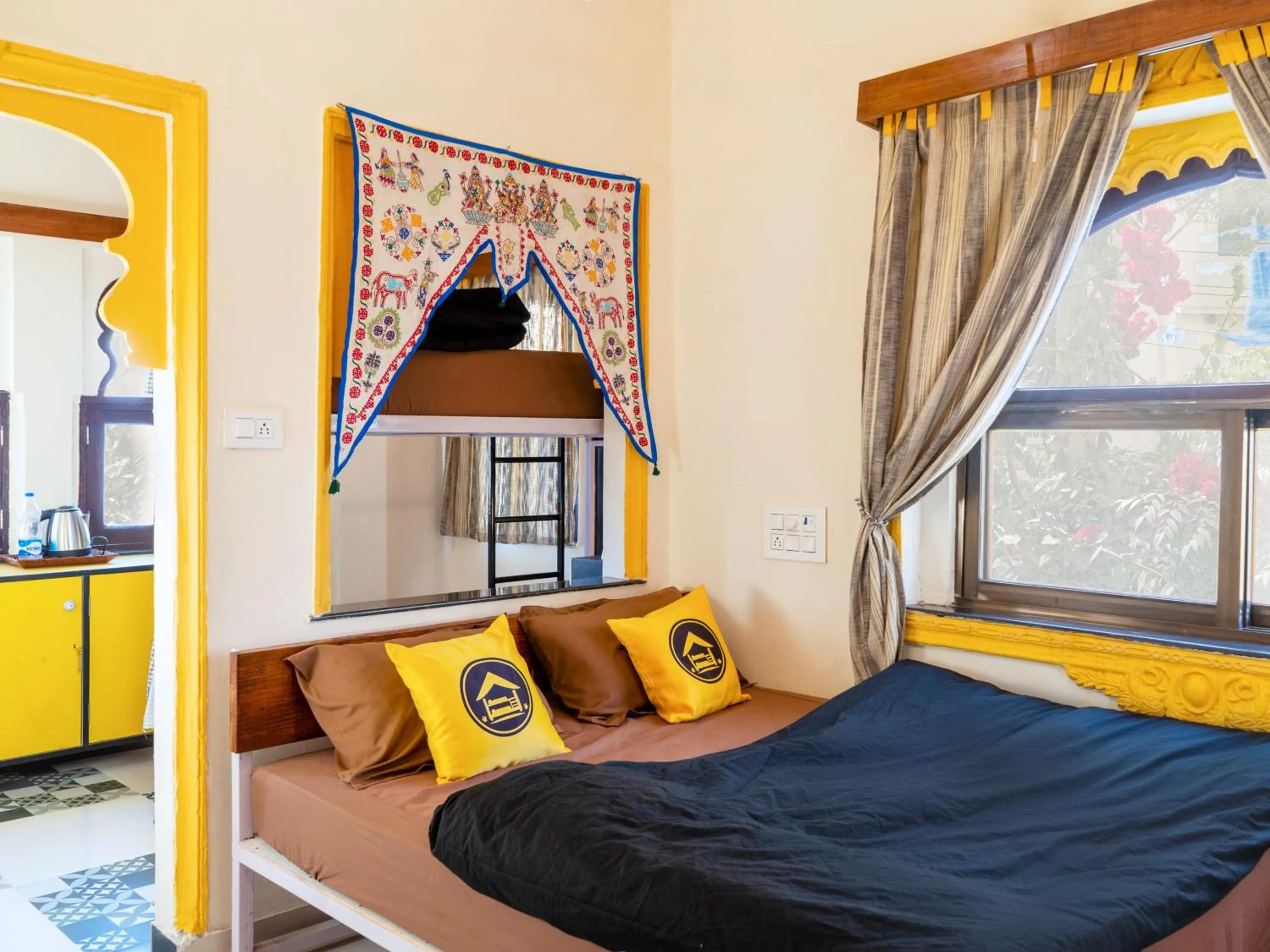 Bed in The Hosteller Udaipur