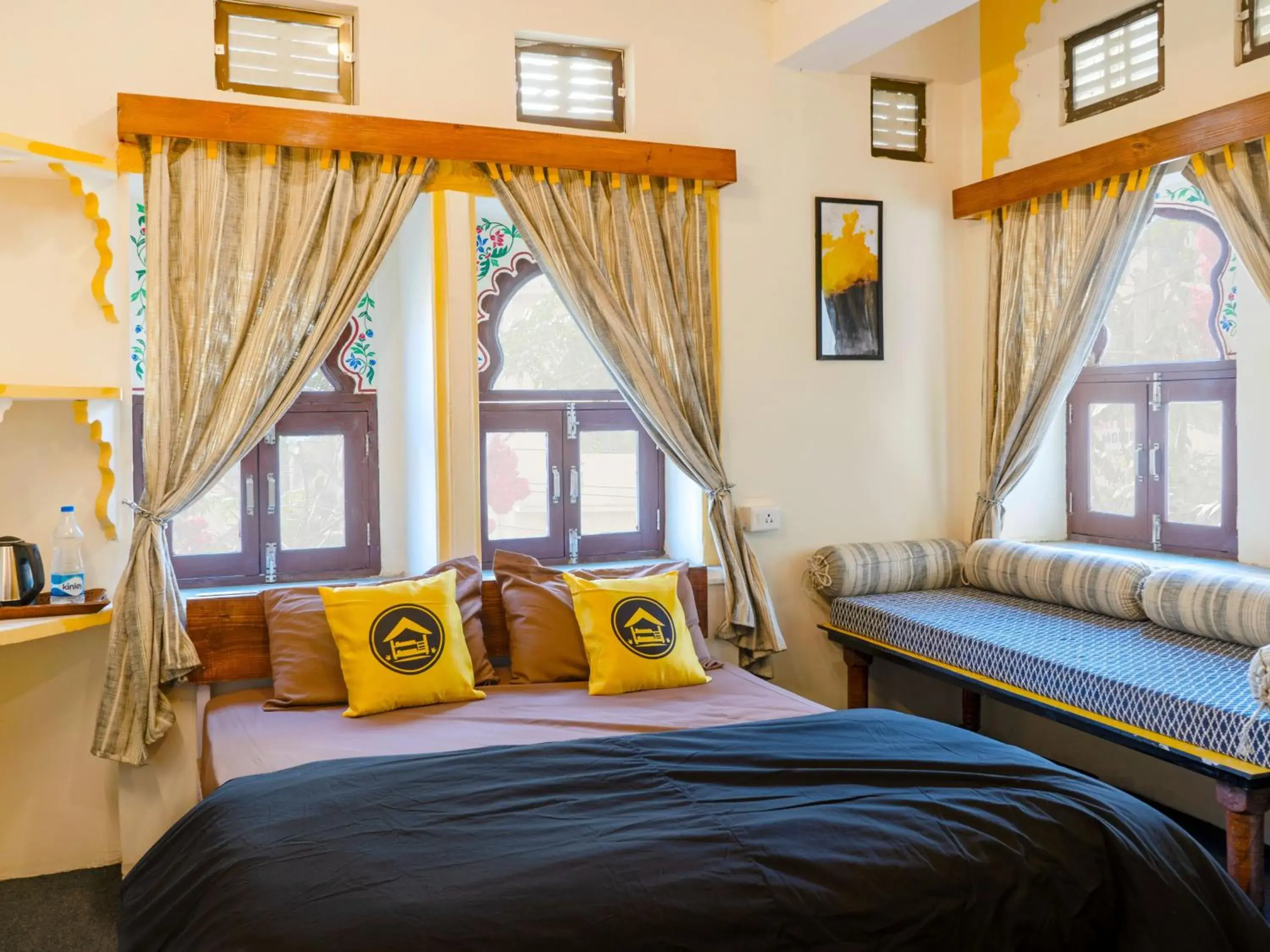 Bed in The Hosteller Udaipur Bed in The Hosteller Udaipur