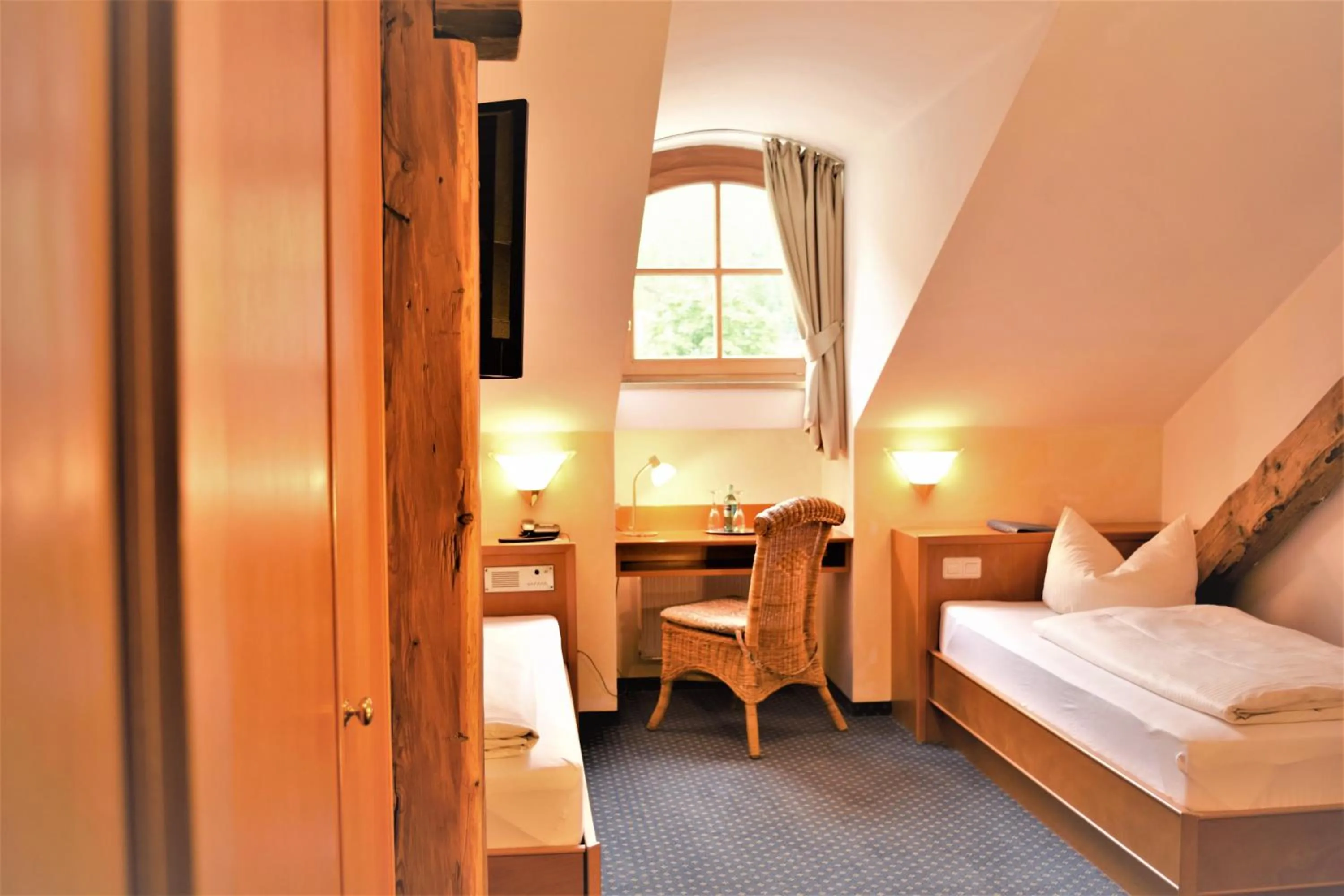 Bed in Hotel zum Bräu