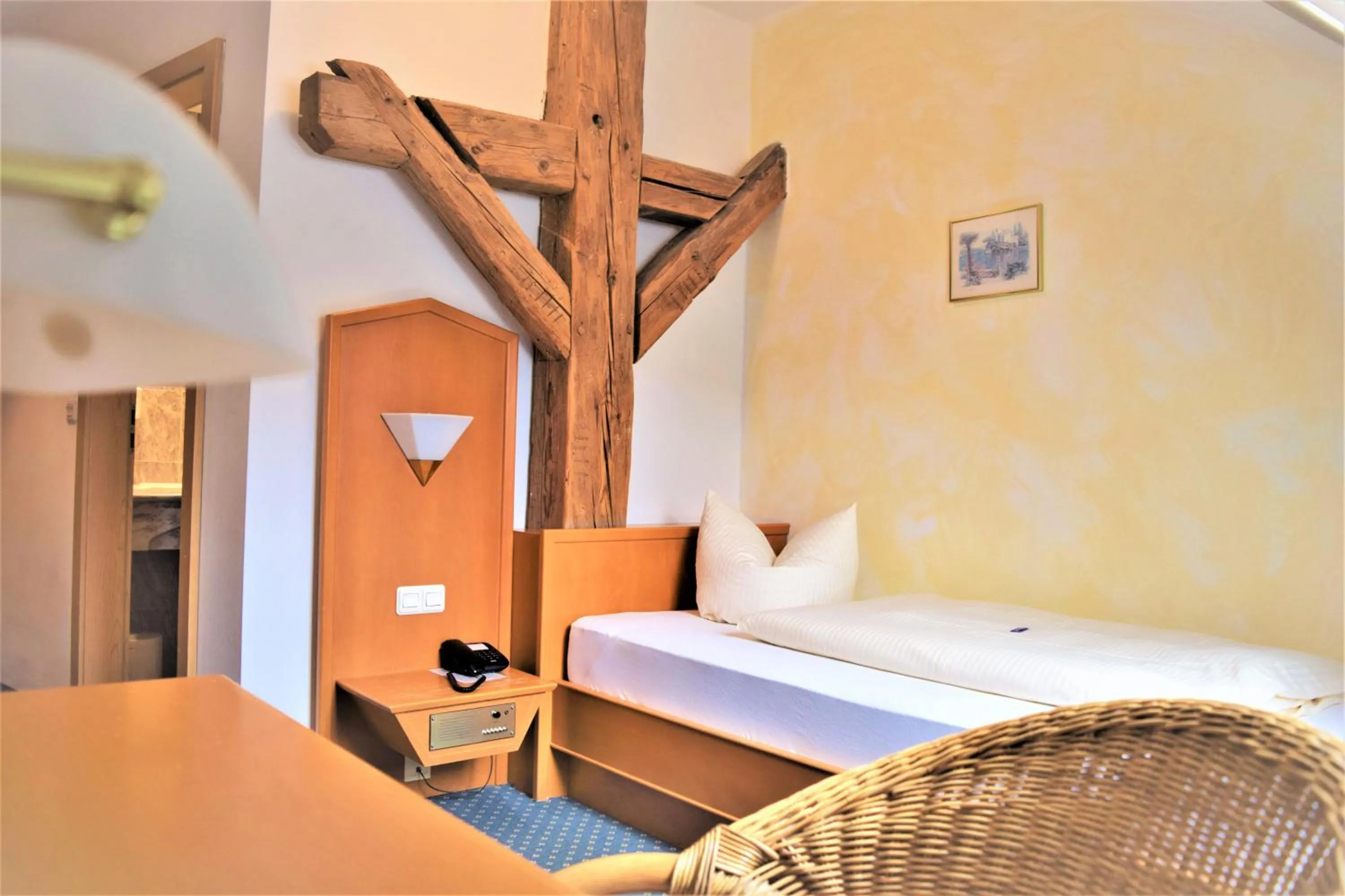 Bed in Hotel zum Bräu