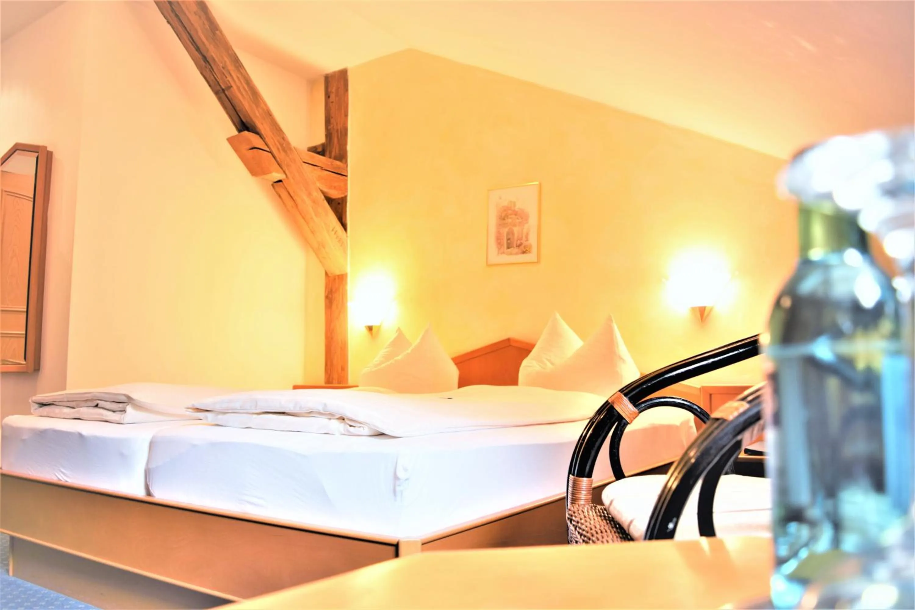 Bed in Hotel zum Bräu