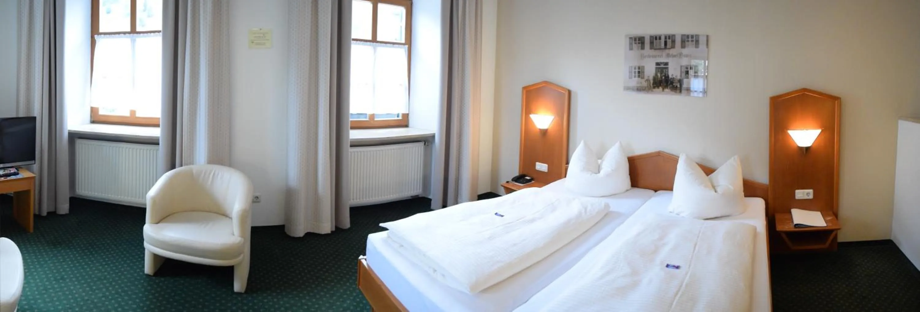 Bed in Hotel zum Bräu