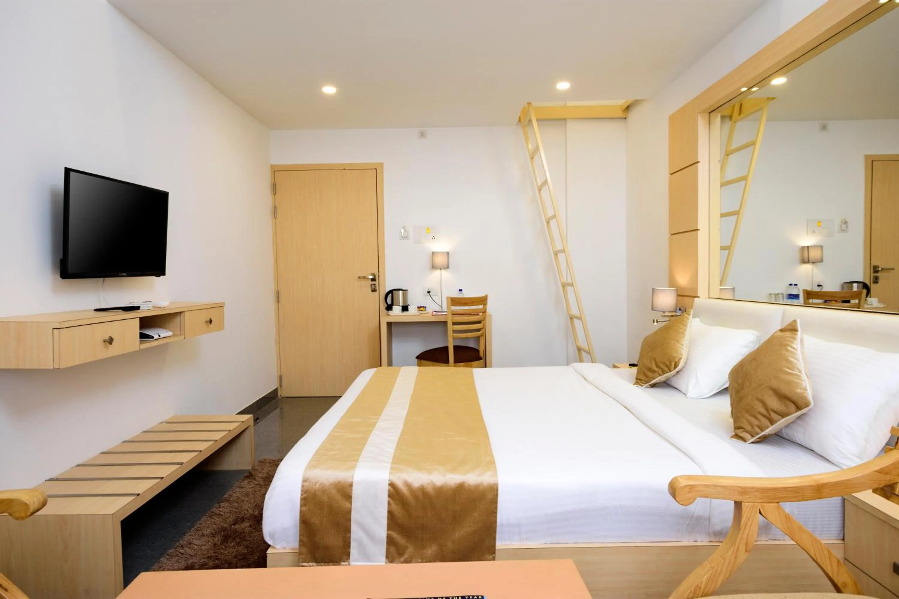 Photo of the whole room, Bed in De Lagom Comforts, Anjuna Beach - A boutique hotel
