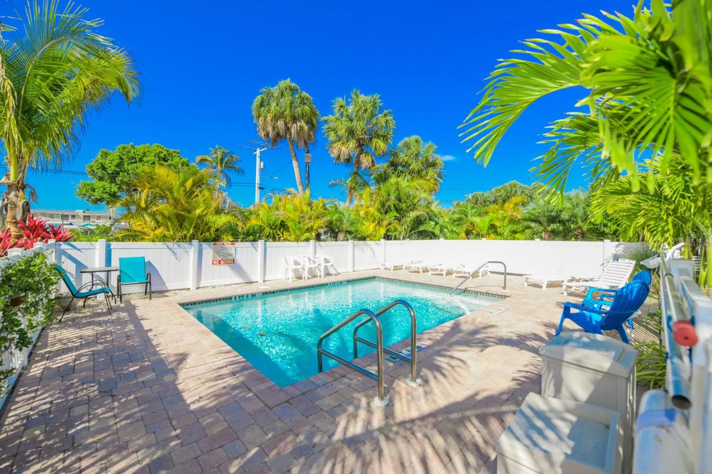 Swimming pool in Driftwood at Anna Maria Island Inn