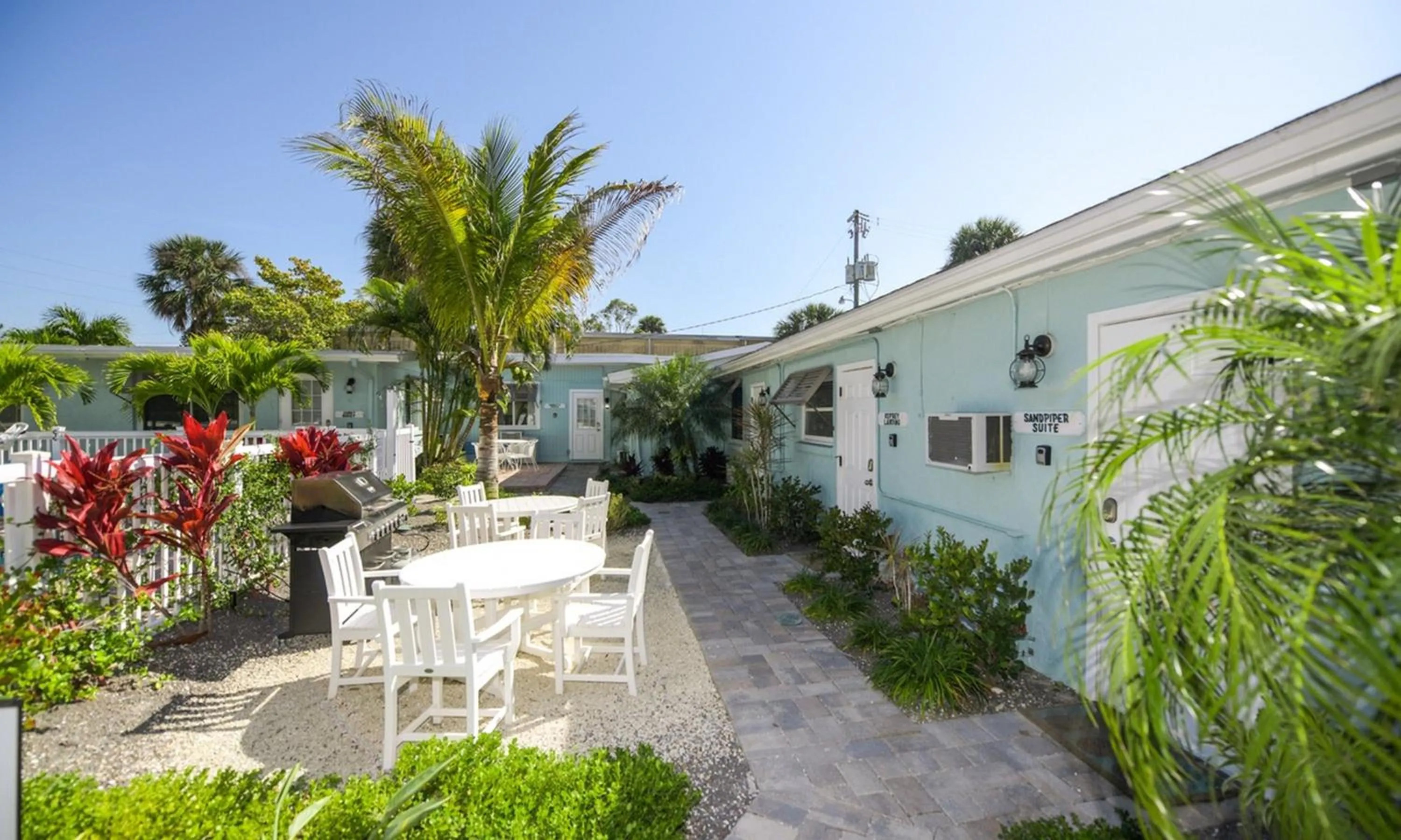 Patio in Driftwood at Anna Maria Island Inn