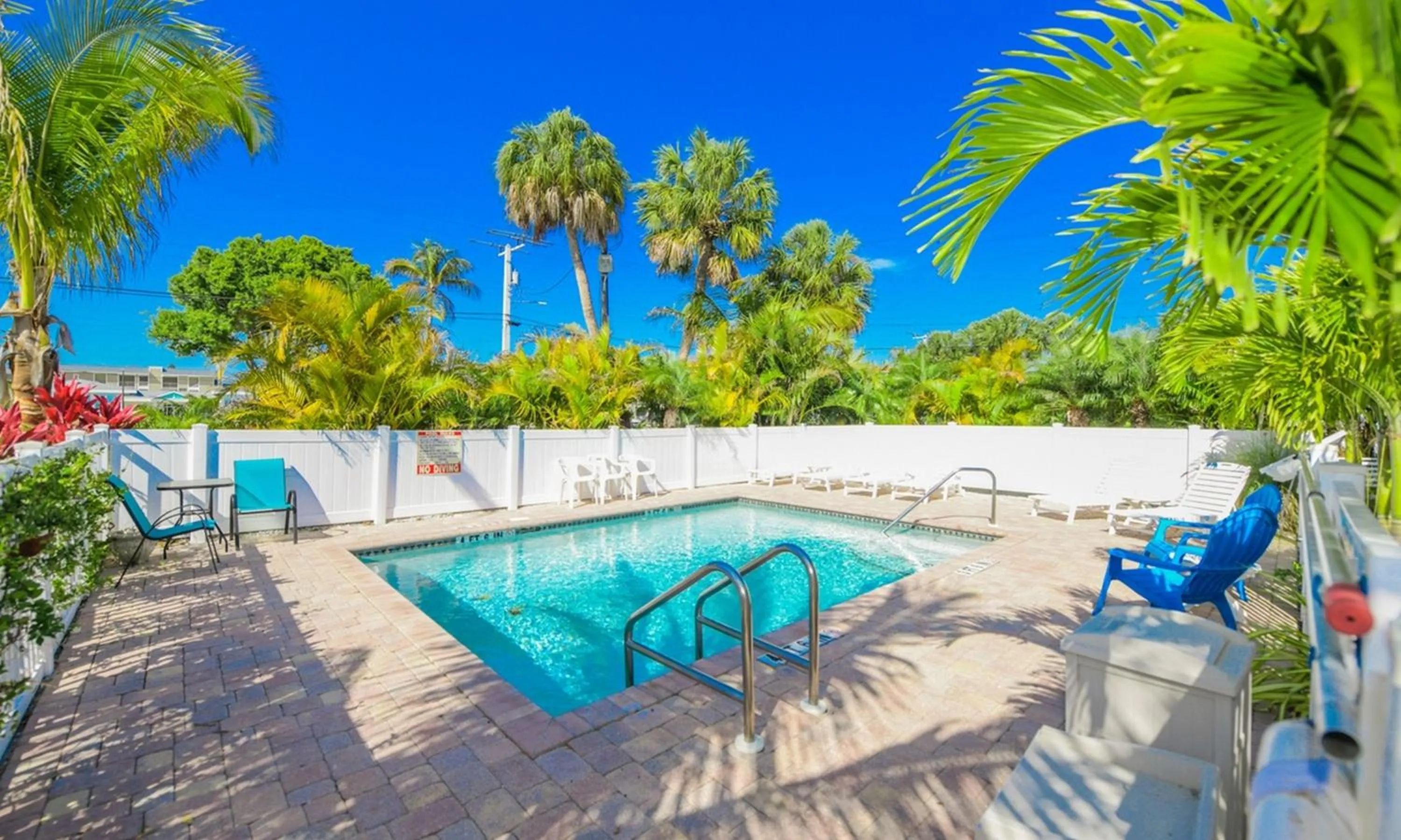 Swimming pool in Driftwood at Anna Maria Island Inn