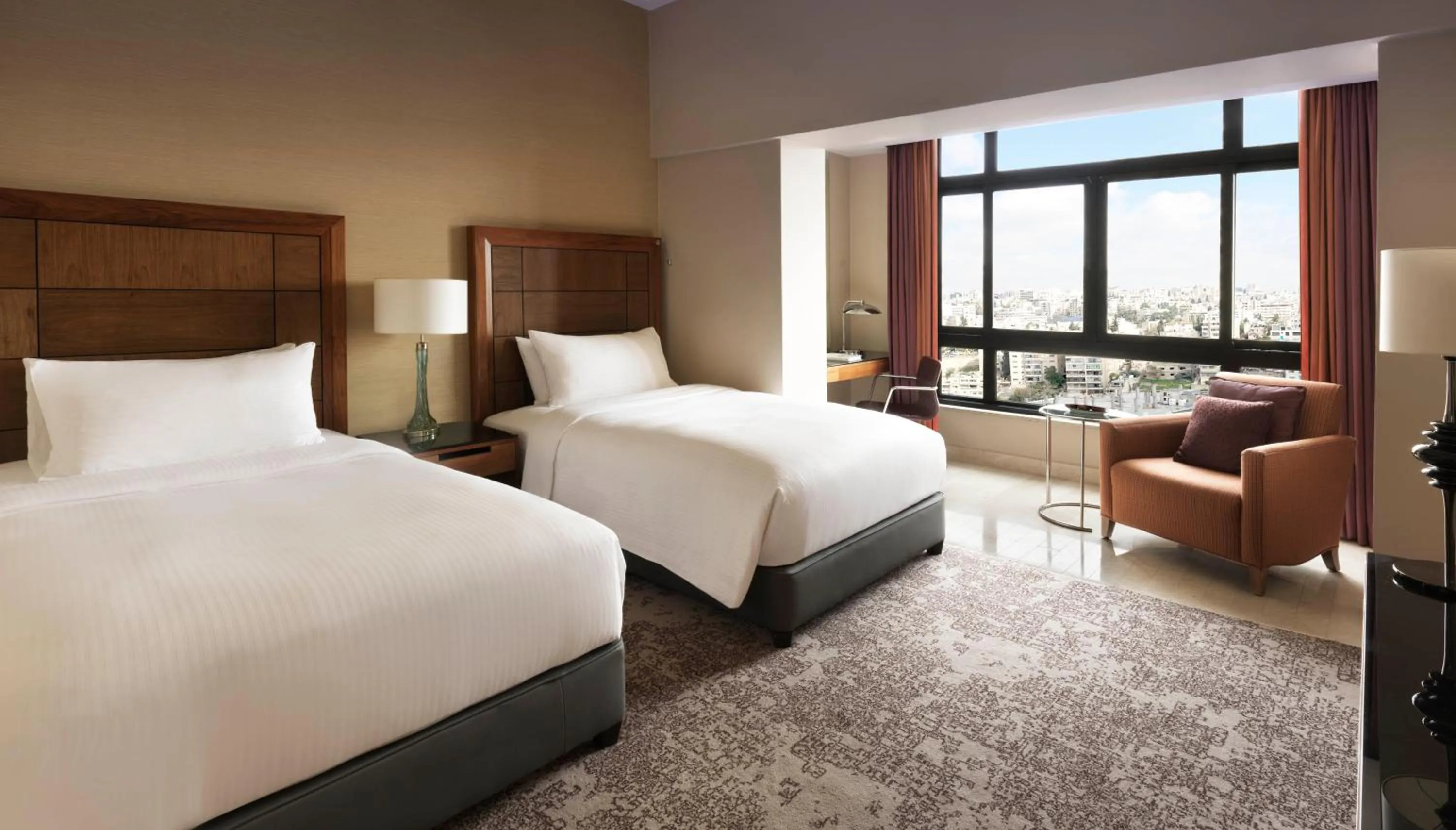 Bed in InterContinental Amman Jordan by IHG