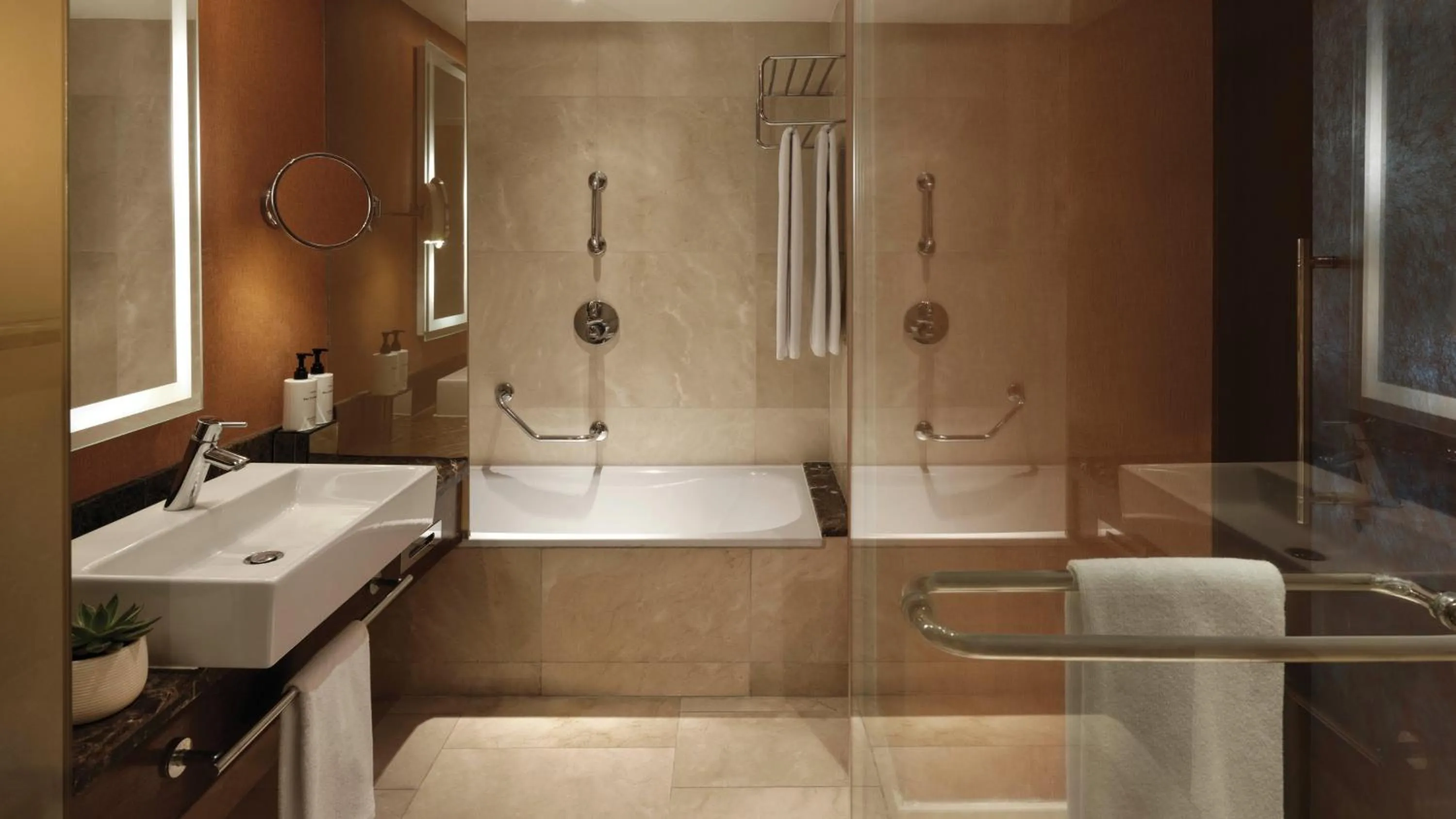 Bathroom in InterContinental Amman Jordan by IHG