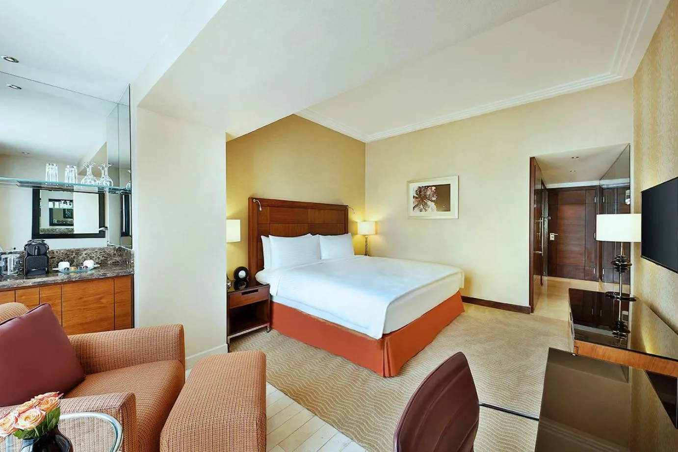 Bed in InterContinental Amman Jordan by IHG