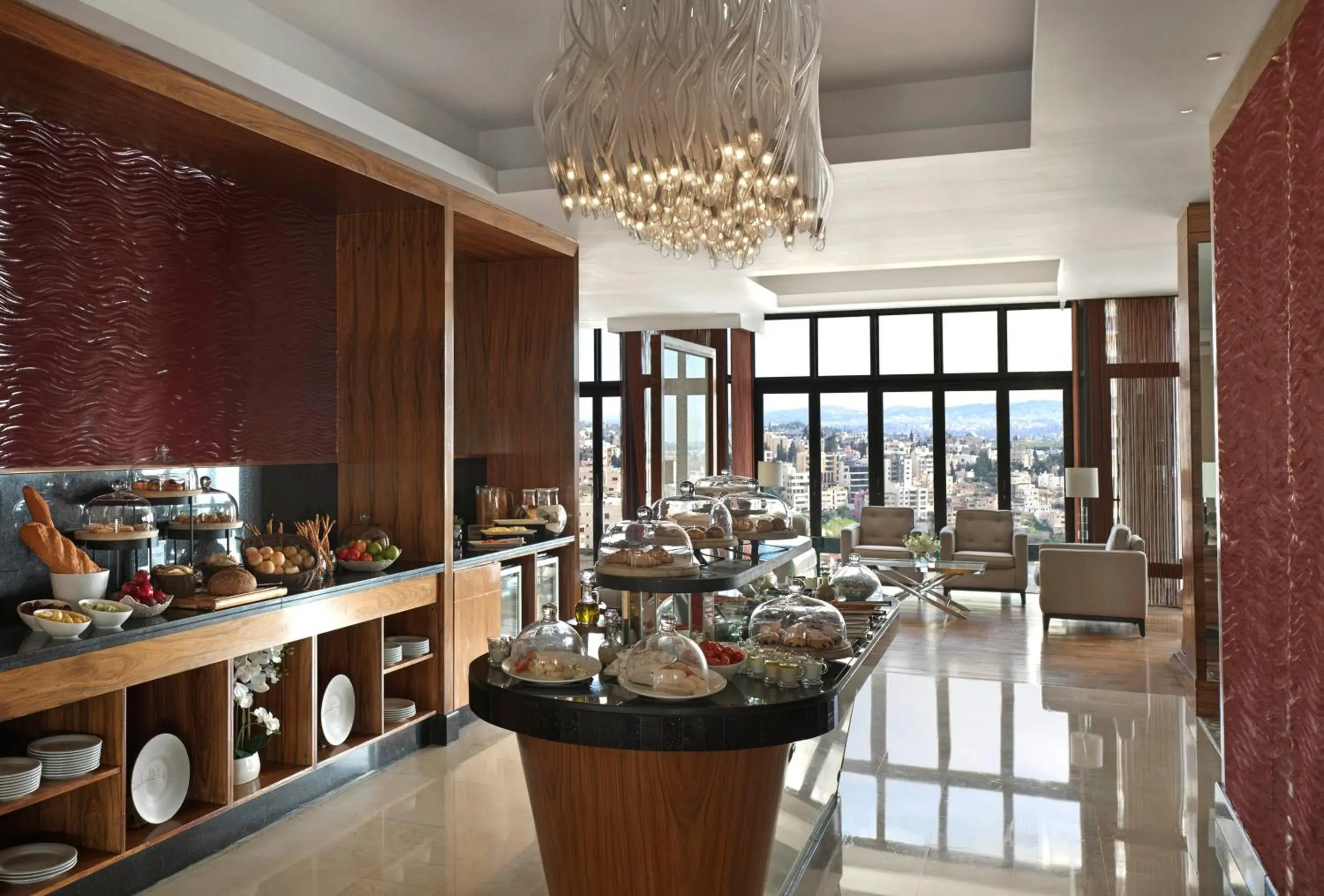 Lounge or bar in InterContinental Amman Jordan by IHG Lounge or bar in InterContinental Amman Jordan by IHG