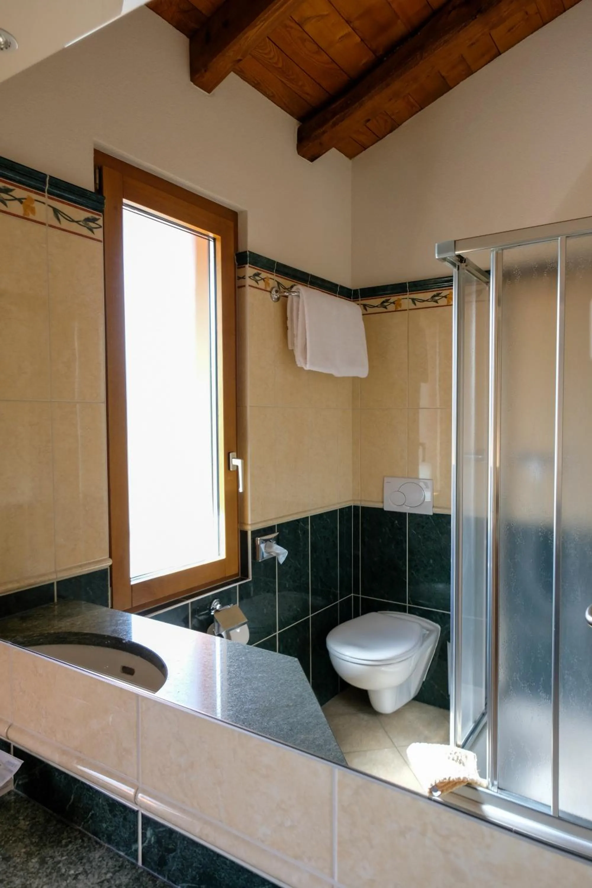 Shower in Hotel Il Castagno