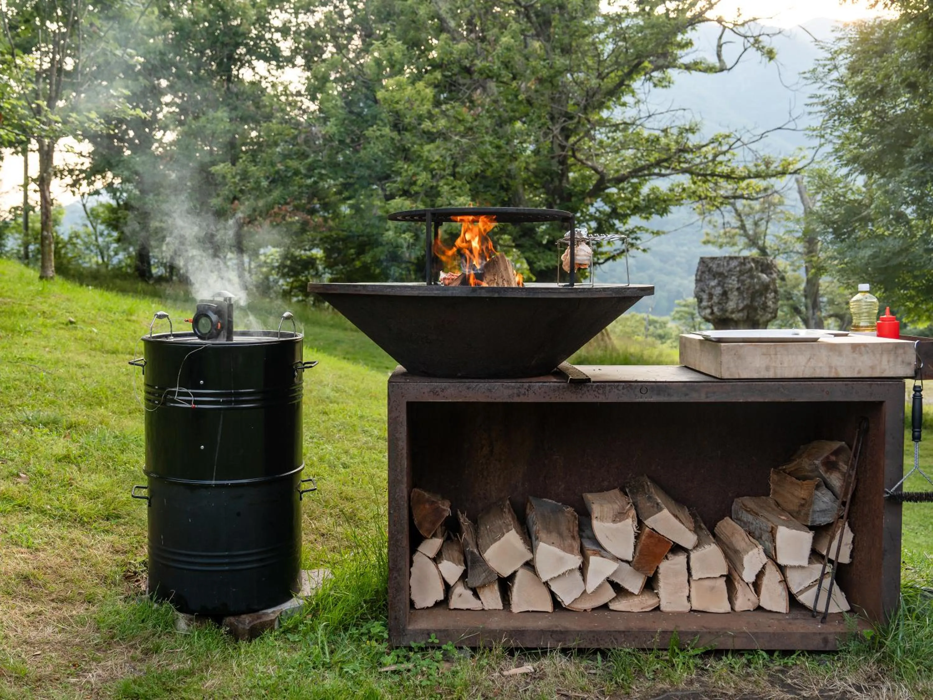 BBQ facilities in Hotel Il Castagno