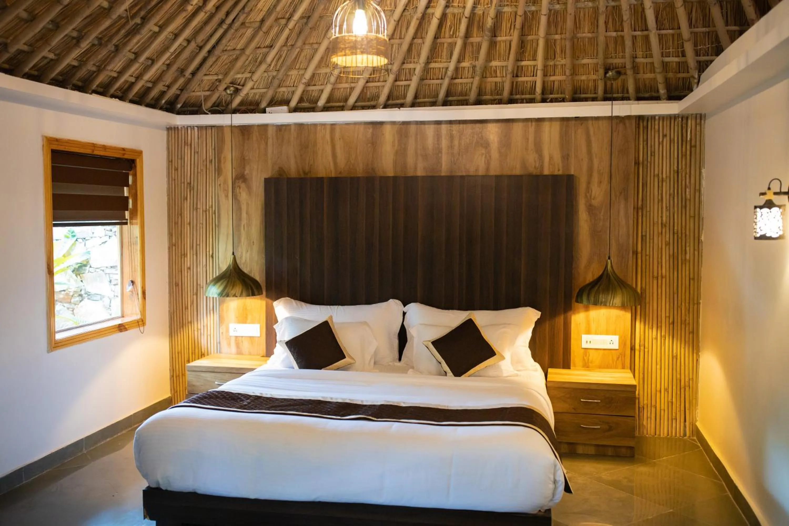 Bed in Nature Village Resort