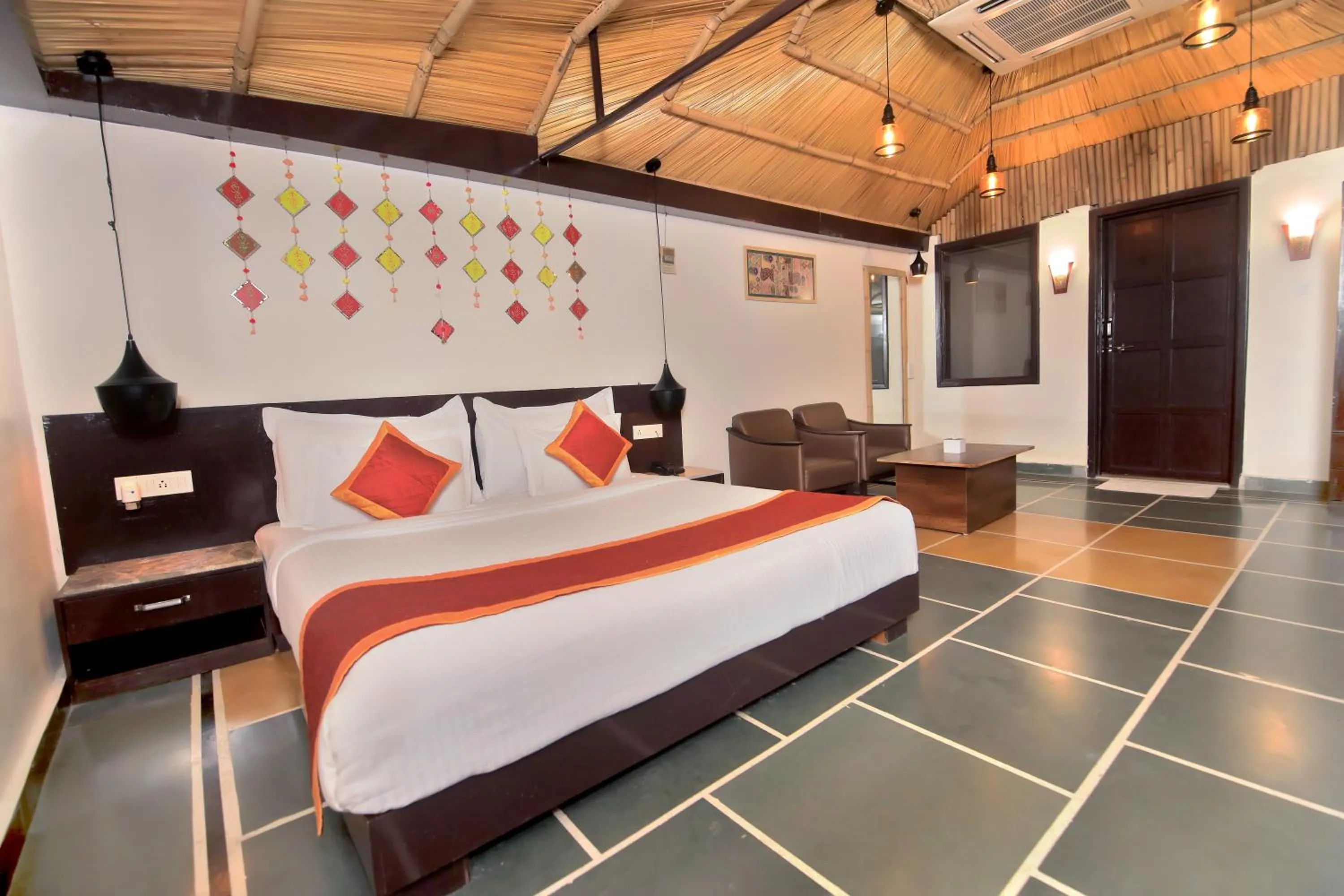 Bedroom, Bed in Nature Village Resort