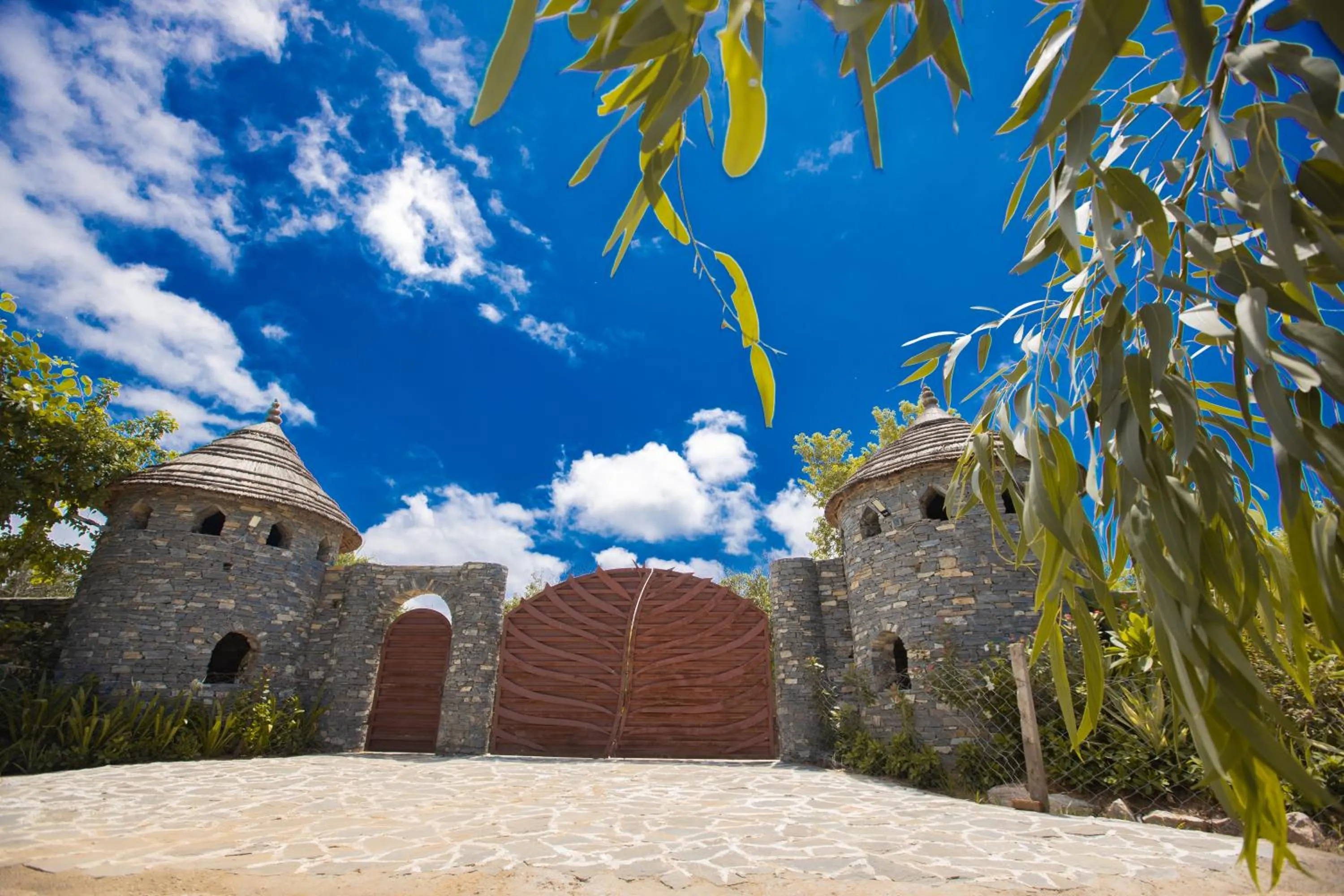 Facade/entrance in Nature Village Resort
