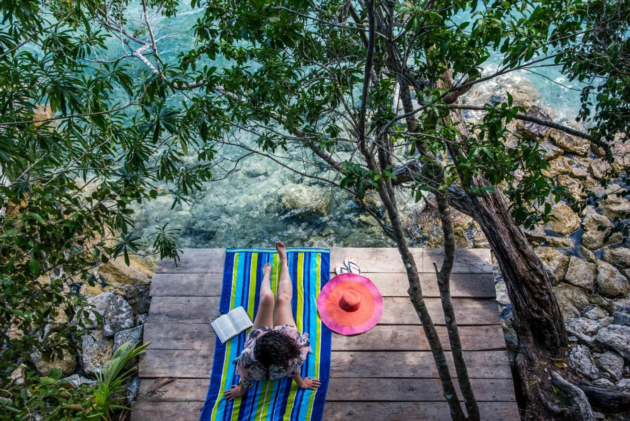 Balcony/Terrace in Azul Nomeolvides Bacalar - Guests Only