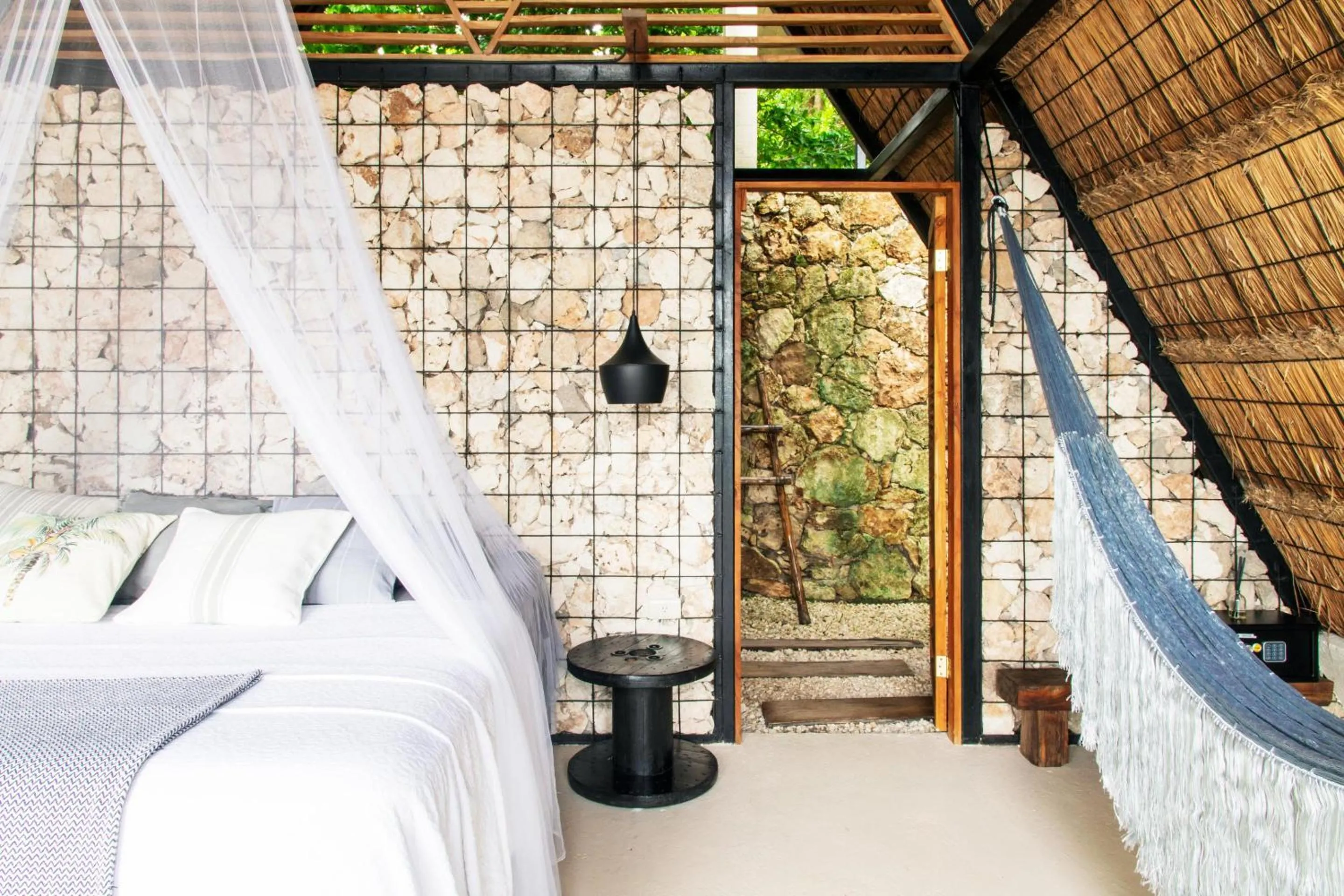 Photo of the whole room, Bed in Azul Nomeolvides Bacalar - Guests Only