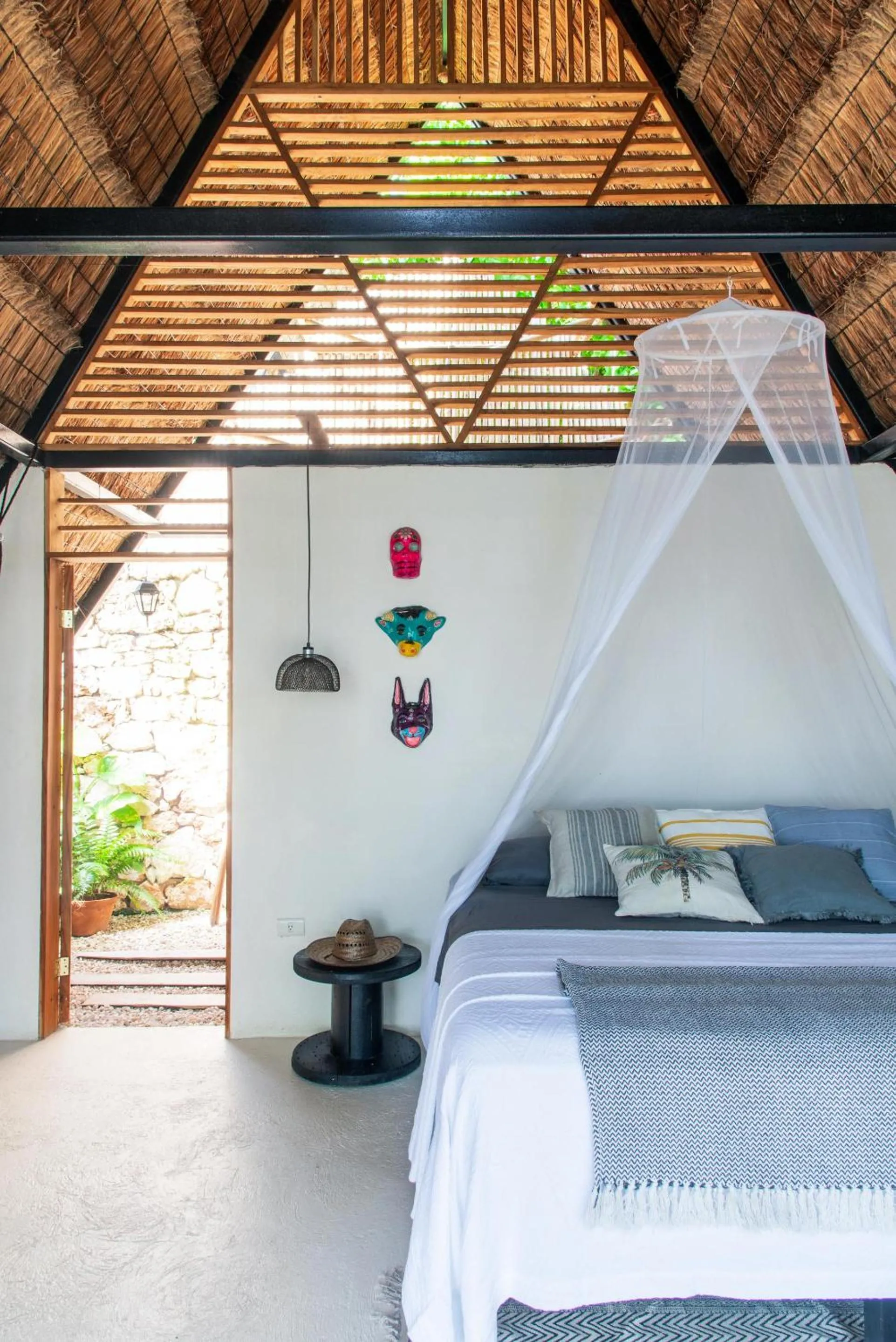 Bed in Azul Nomeolvides Bacalar - Guests Only