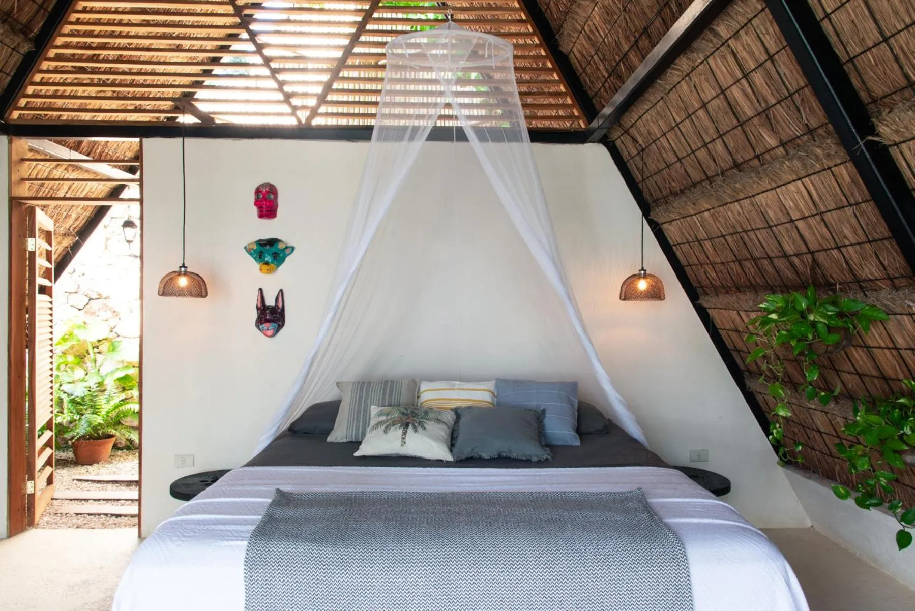 Bedroom, Bed in Azul Nomeolvides Bacalar - Guests Only