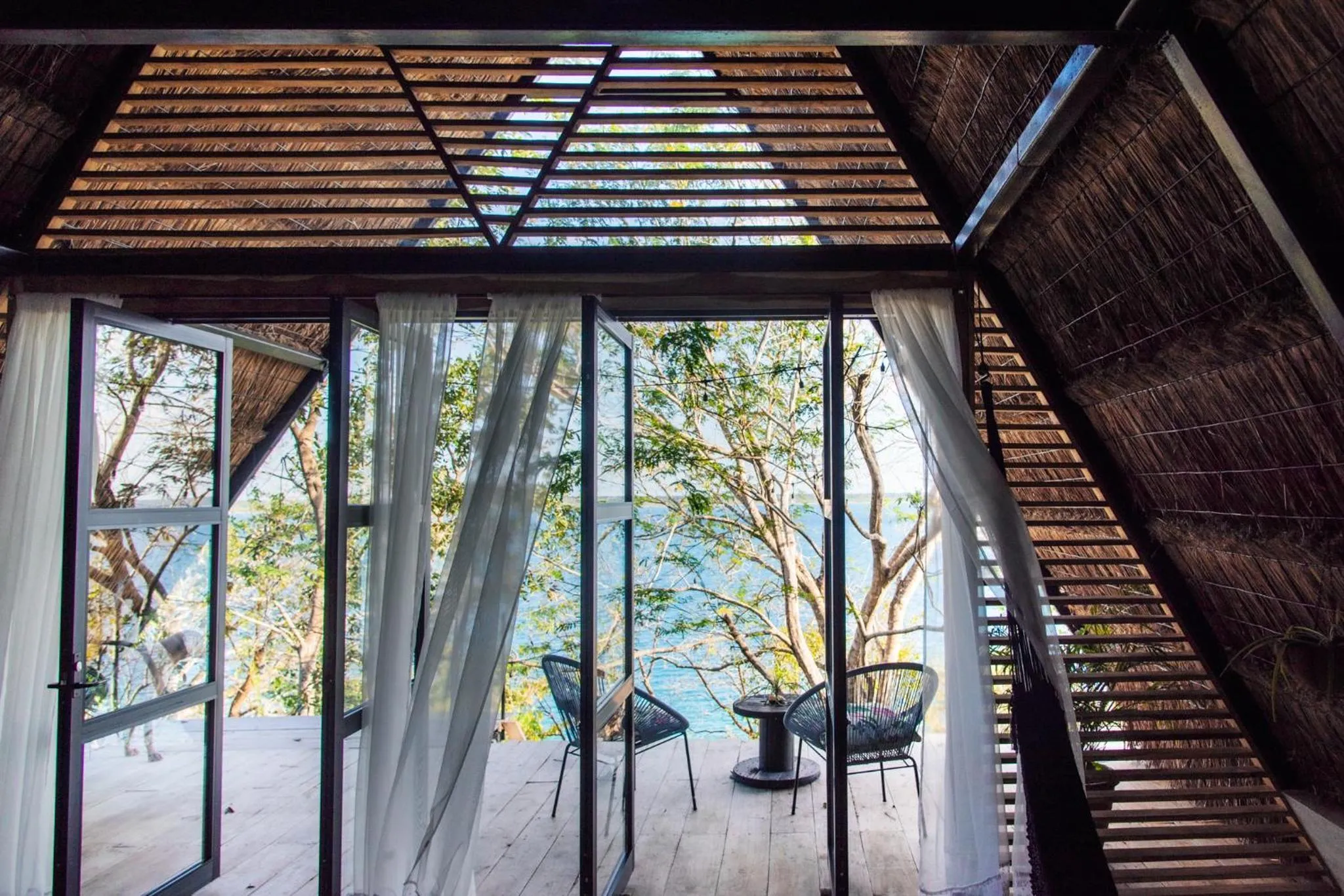 Balcony/Terrace in Azul Nomeolvides Bacalar - Guests Only
