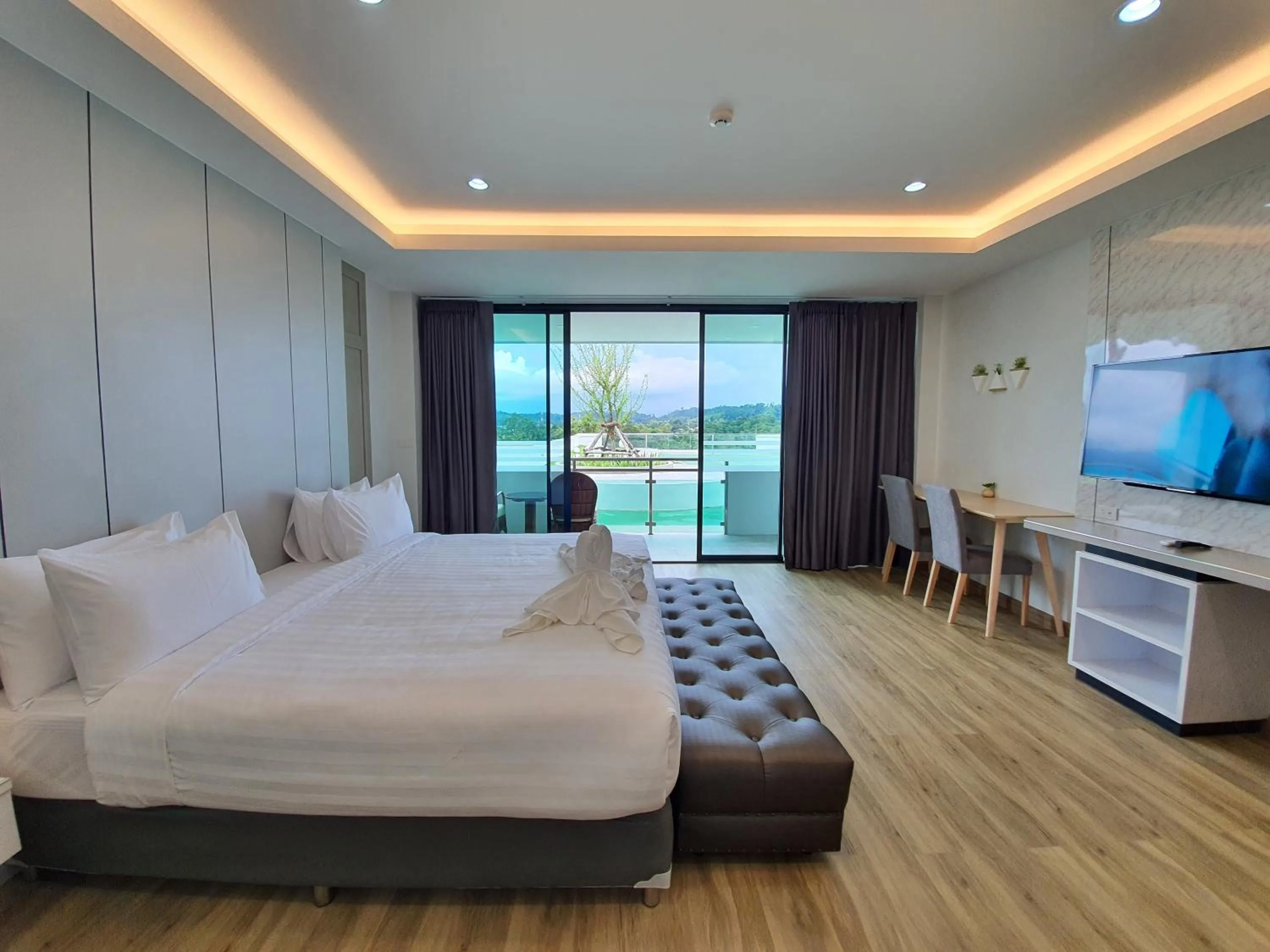 Bed in Soidao Good View Resort