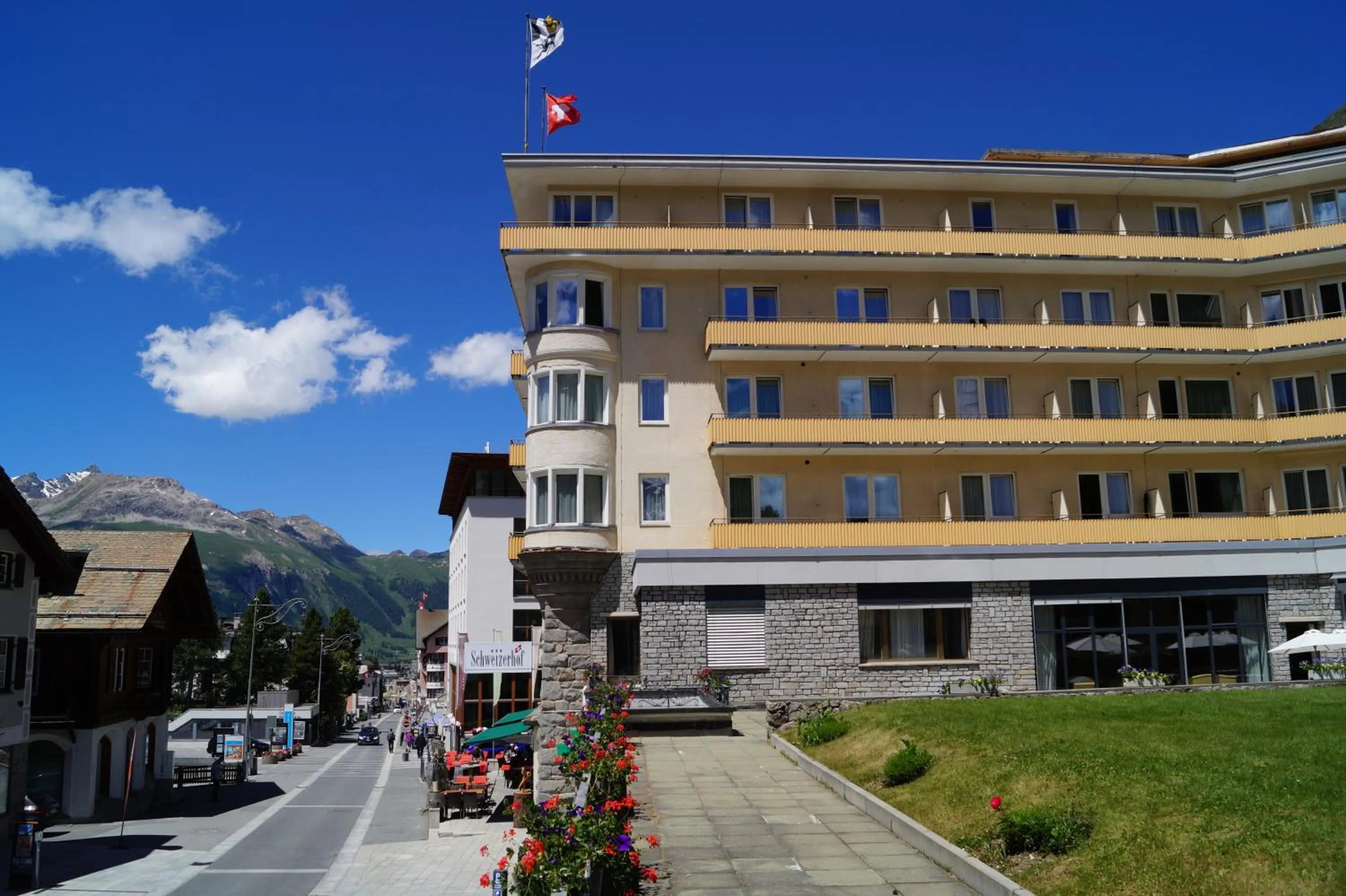Property building in Hotel Schweizerhof Pontresina
