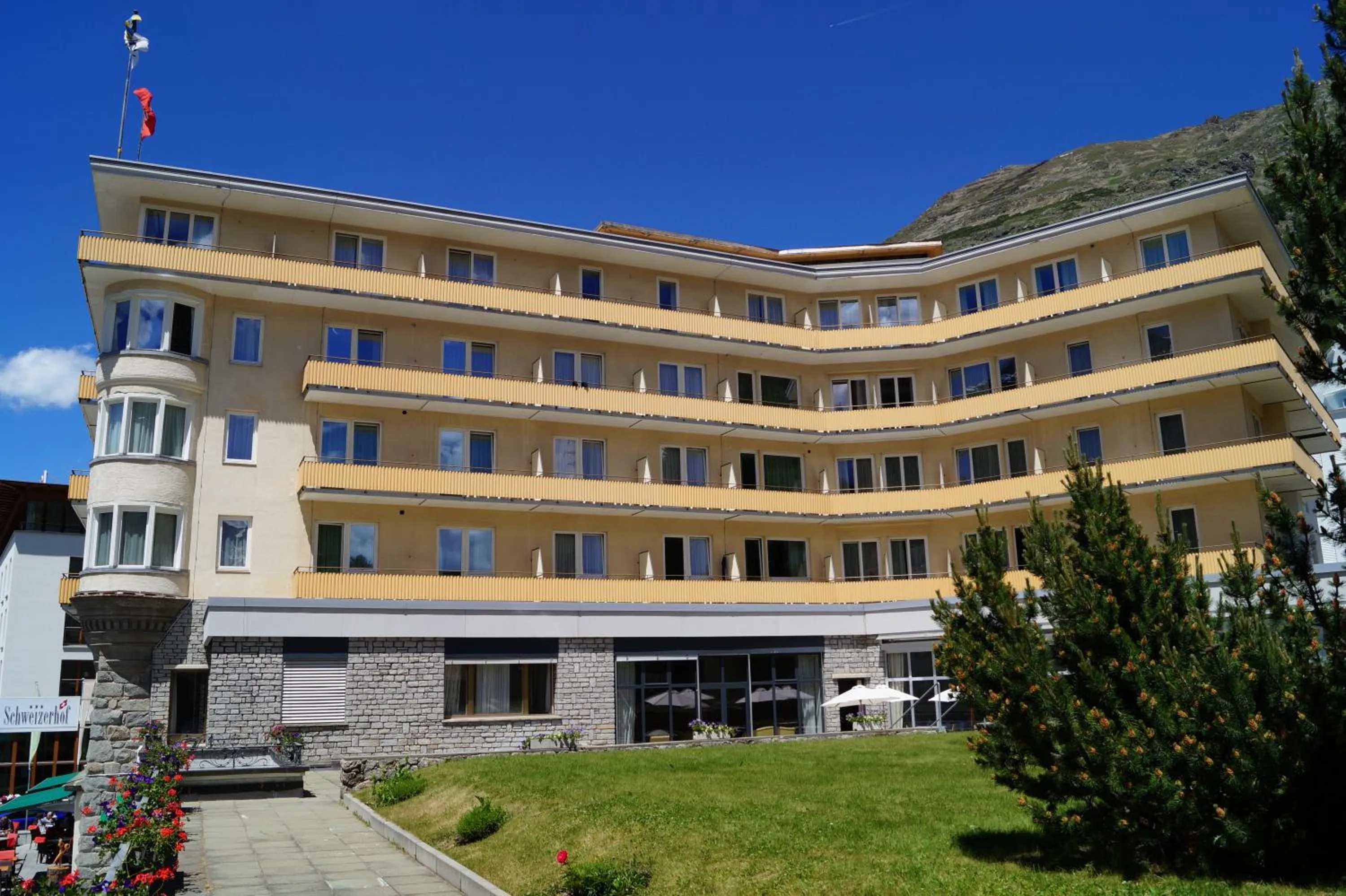 Property building in Hotel Schweizerhof Pontresina