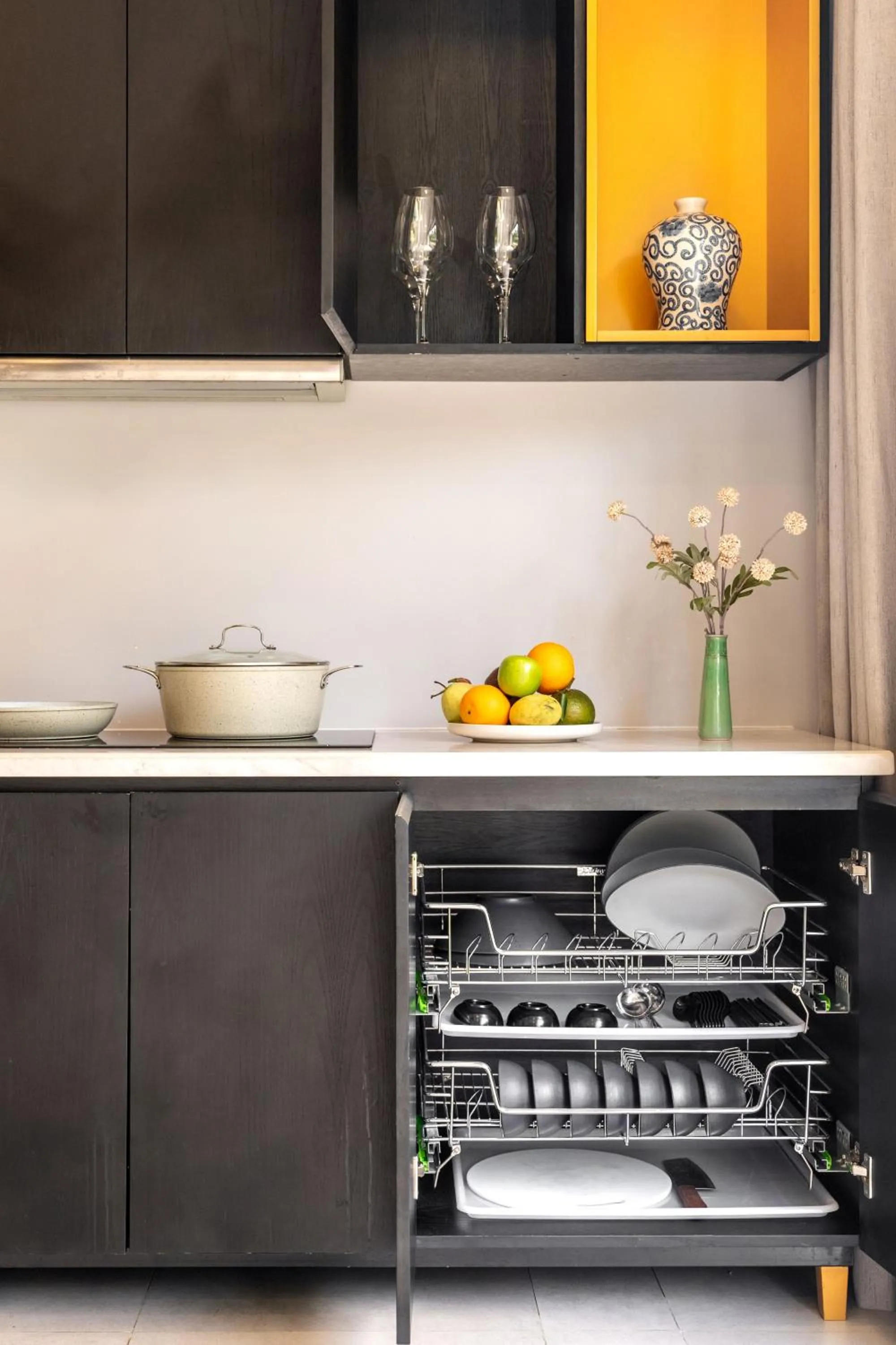 Kitchen or kitchenette in Andochine Villas Resort & Spa Phu Quoc - All Villas with Private Pool