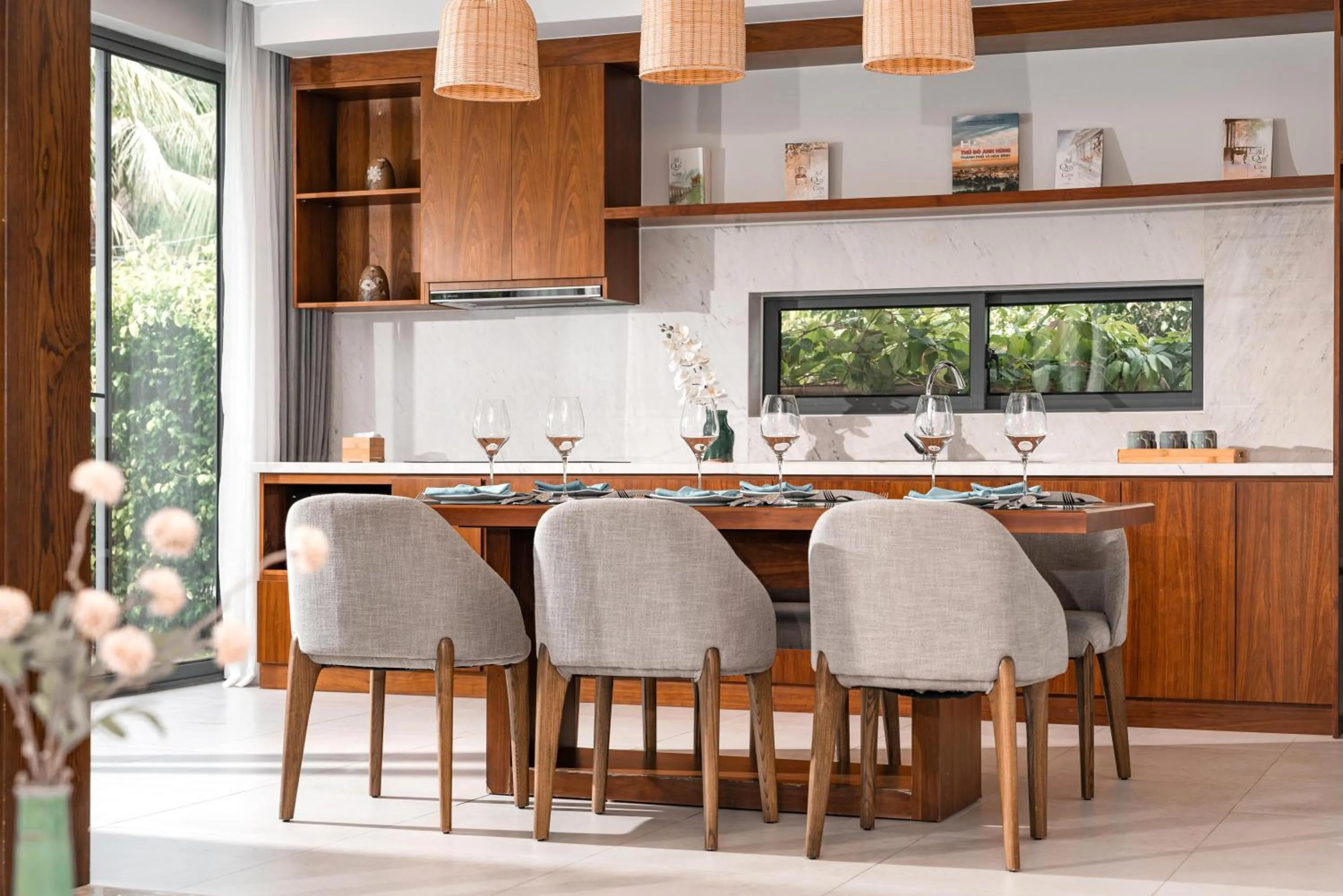 Dining area in Andochine Villas Resort & Spa Phu Quoc - All Villas with Private Pool