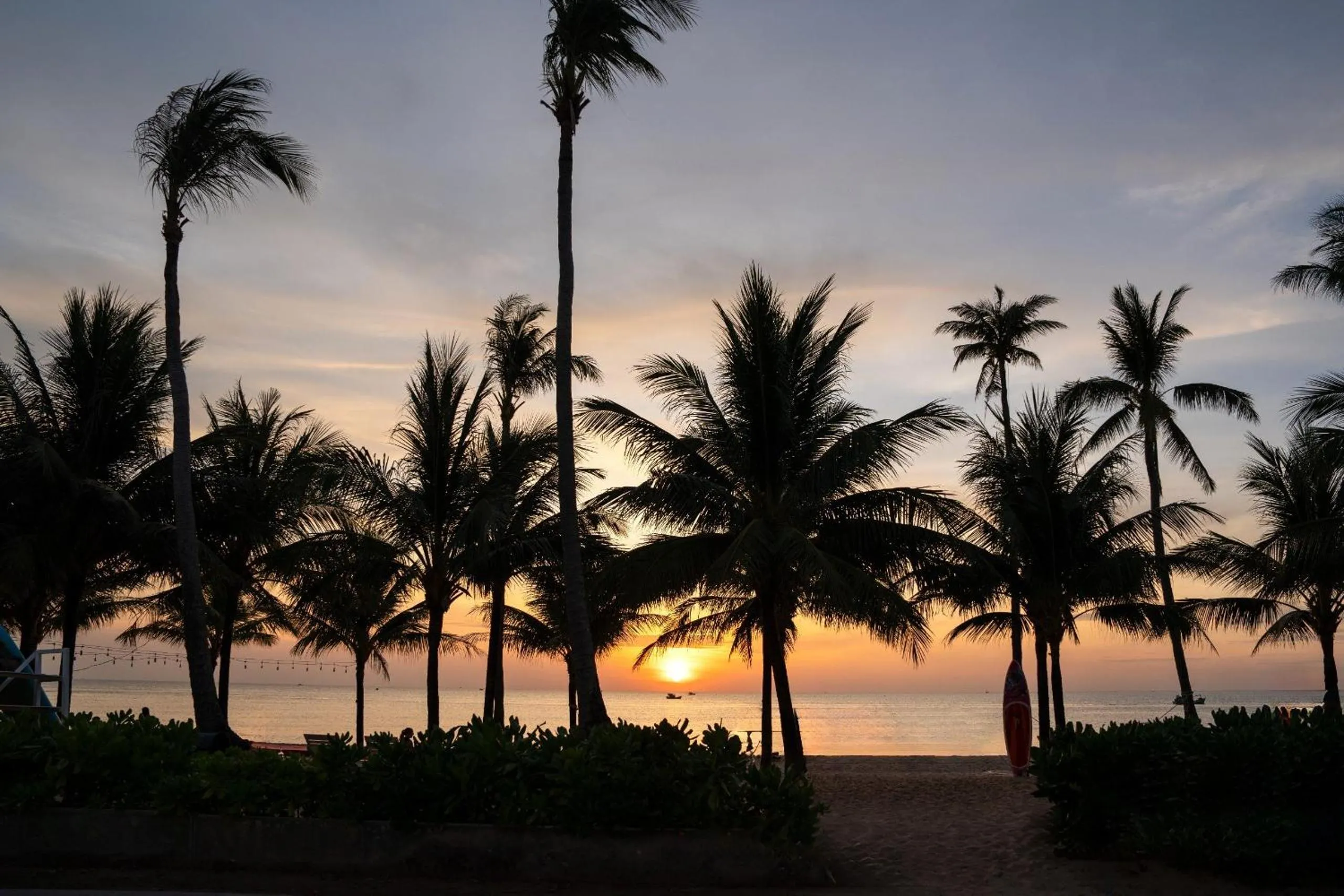 Sunset in Andochine Villas Resort & Spa Phu Quoc - All Villas with Private Pool