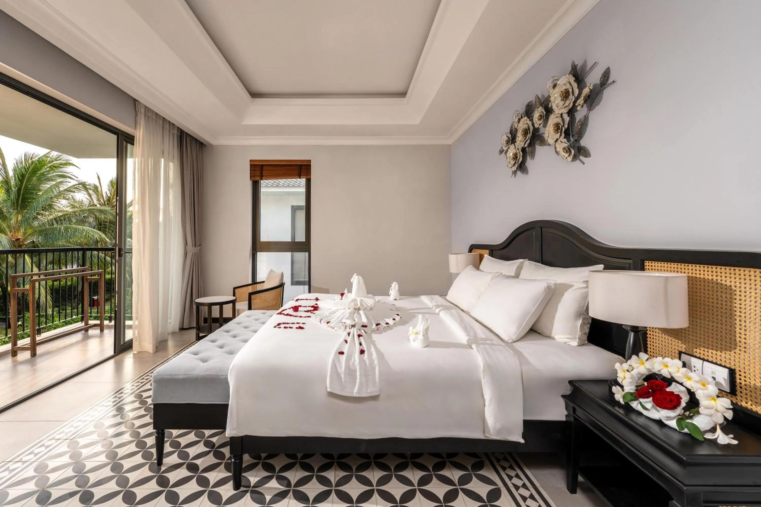 Bed in Andochine Villas Resort & Spa Phu Quoc - All Villas with Private Pool