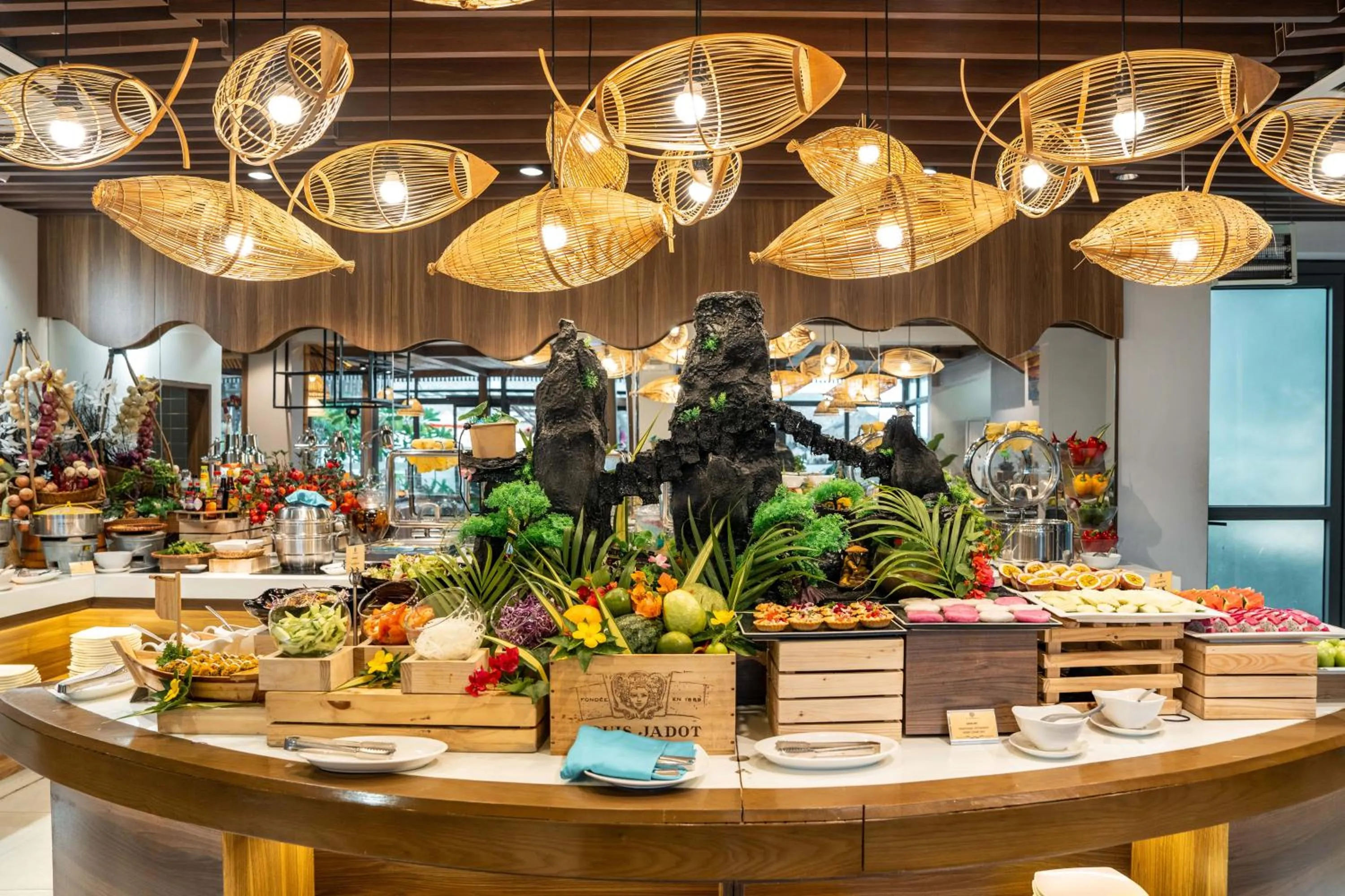 Buffet breakfast in Andochine Villas Resort & Spa Phu Quoc - All Villas with Private Pool