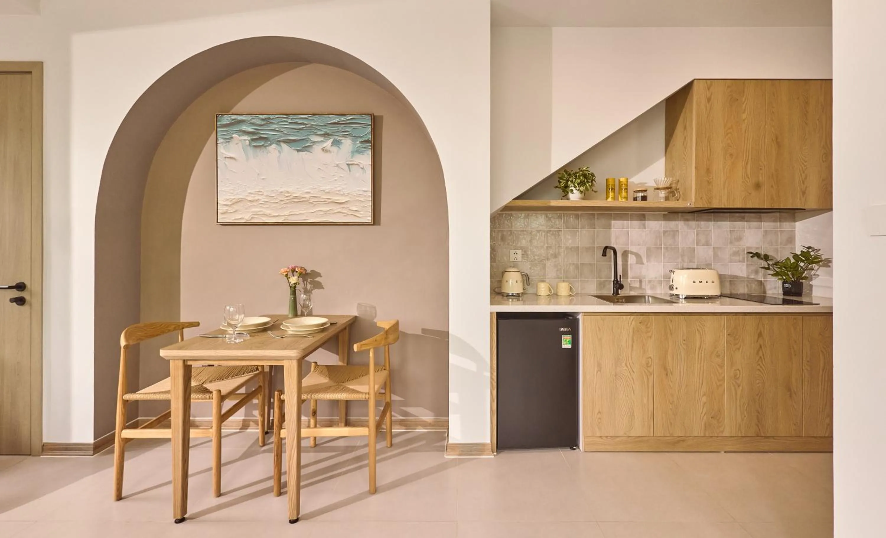 Kitchen or kitchenette in Andochine Villas Resort & Spa Phu Quoc - All Villas with Private Pool