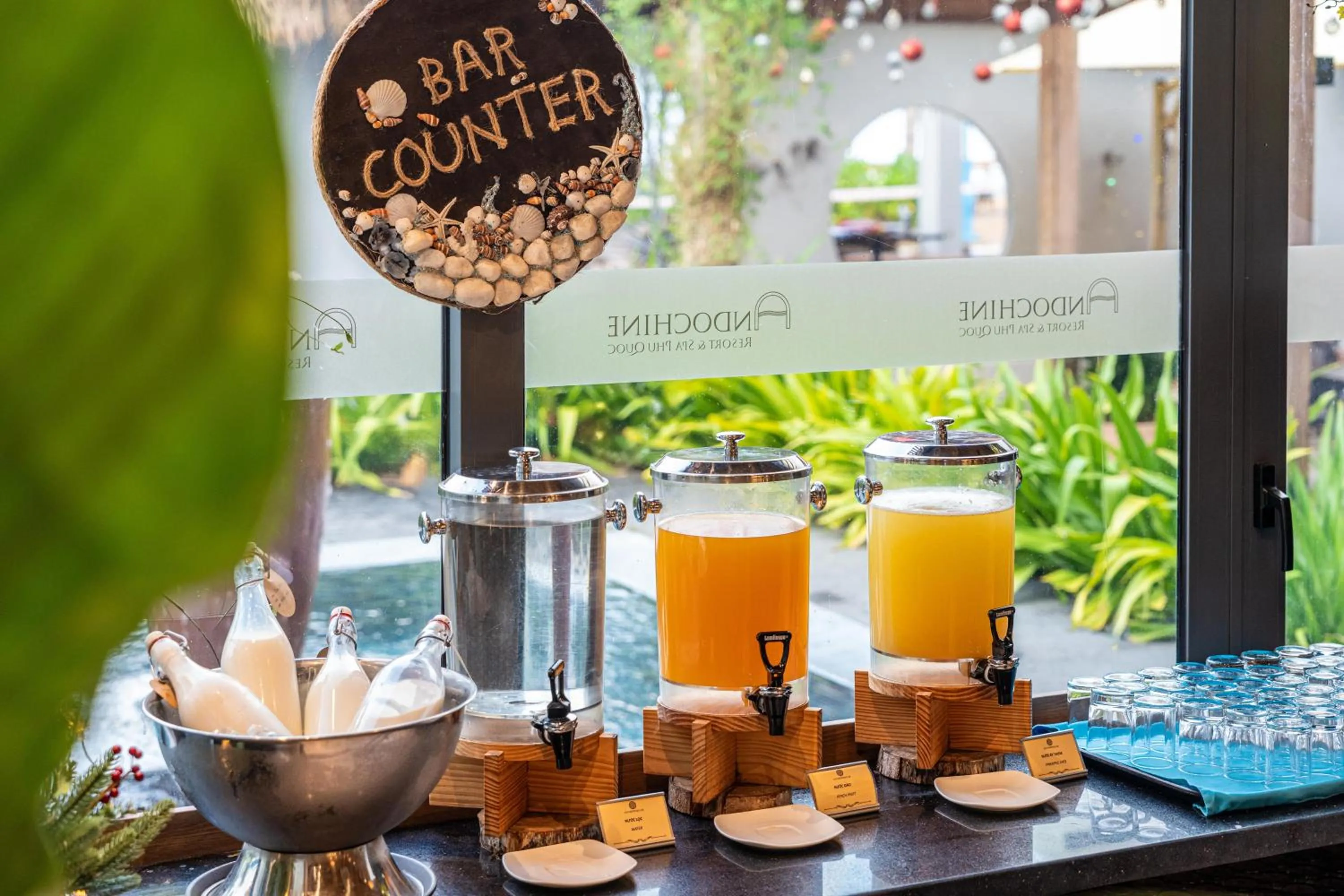 Food and drinks in Andochine Villas Resort & Spa Phu Quoc - All Villas with Private Pool