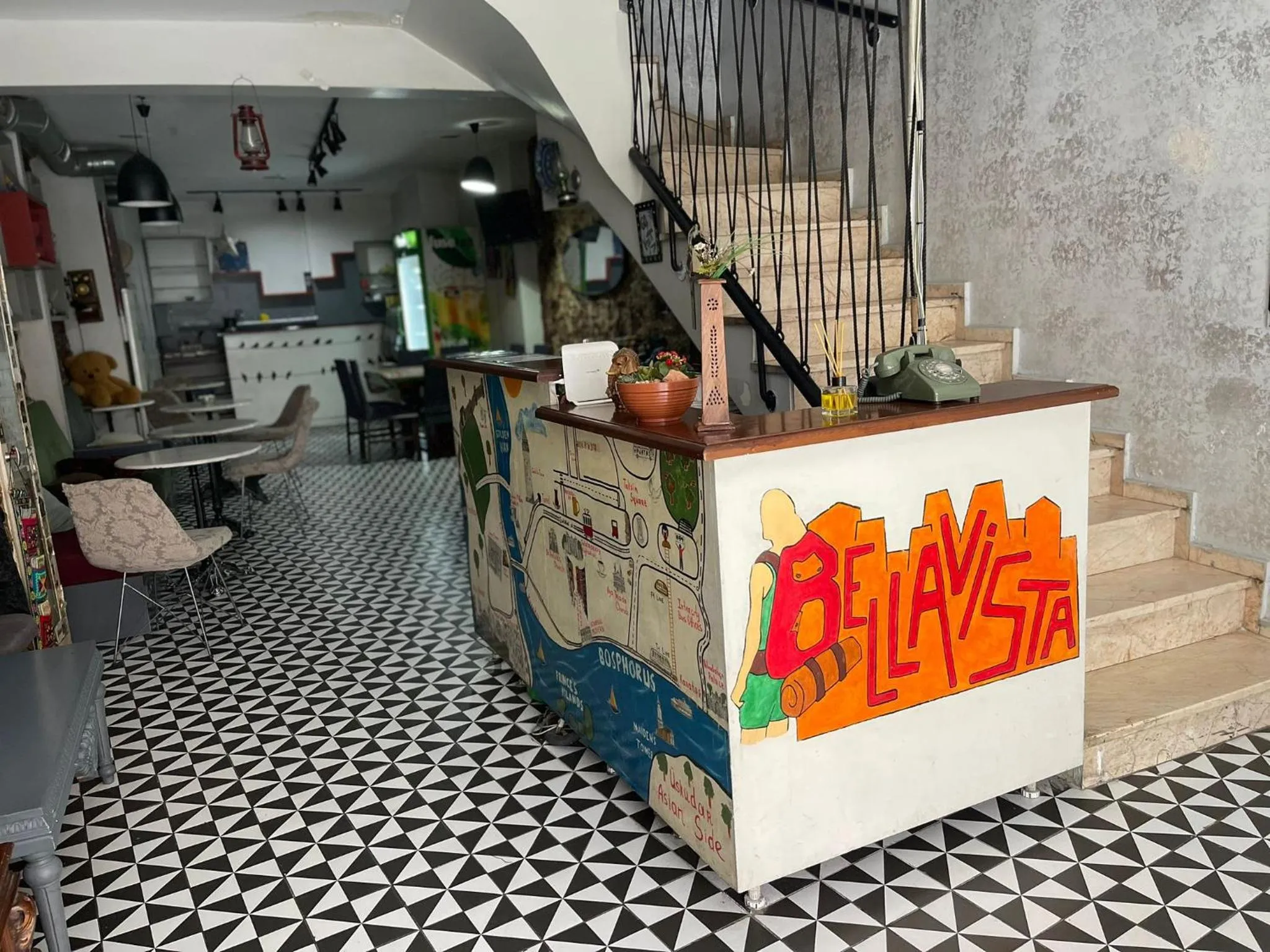 Lobby or reception in GRAND BELLA VİSTA Hostel