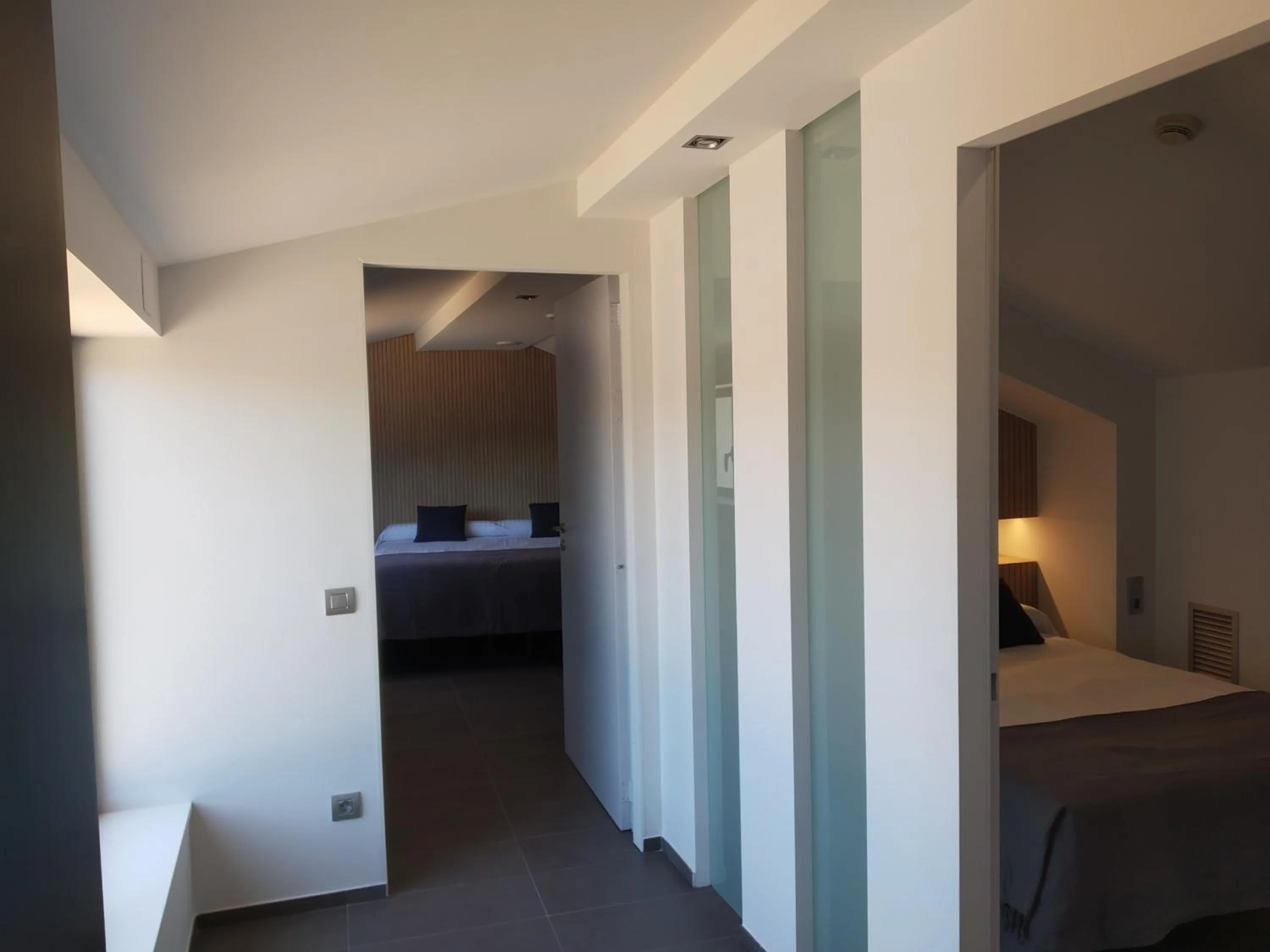 Photo of the whole room, Bed in Hotel Olot Centre