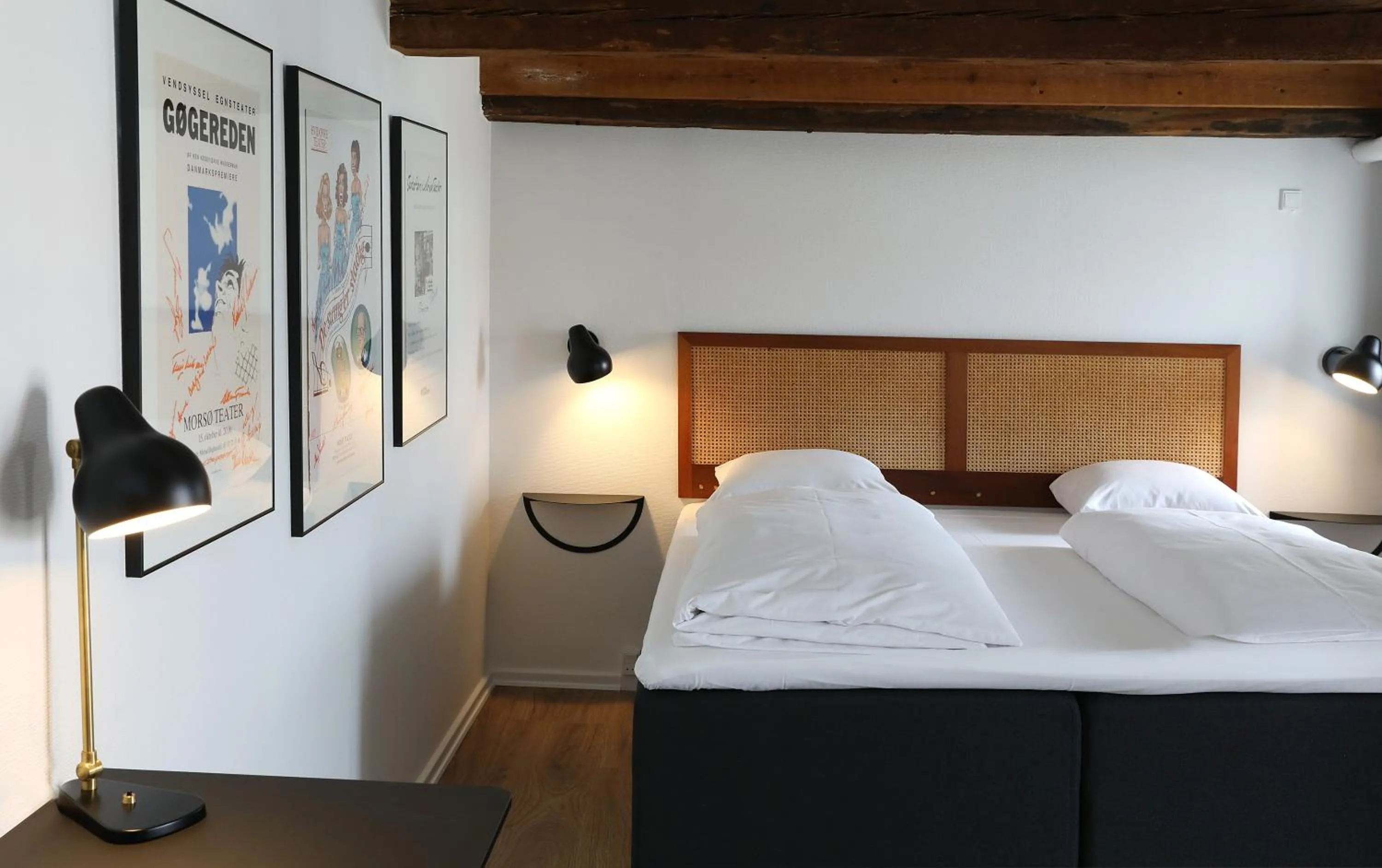 Bed in Hotel Steenbergs