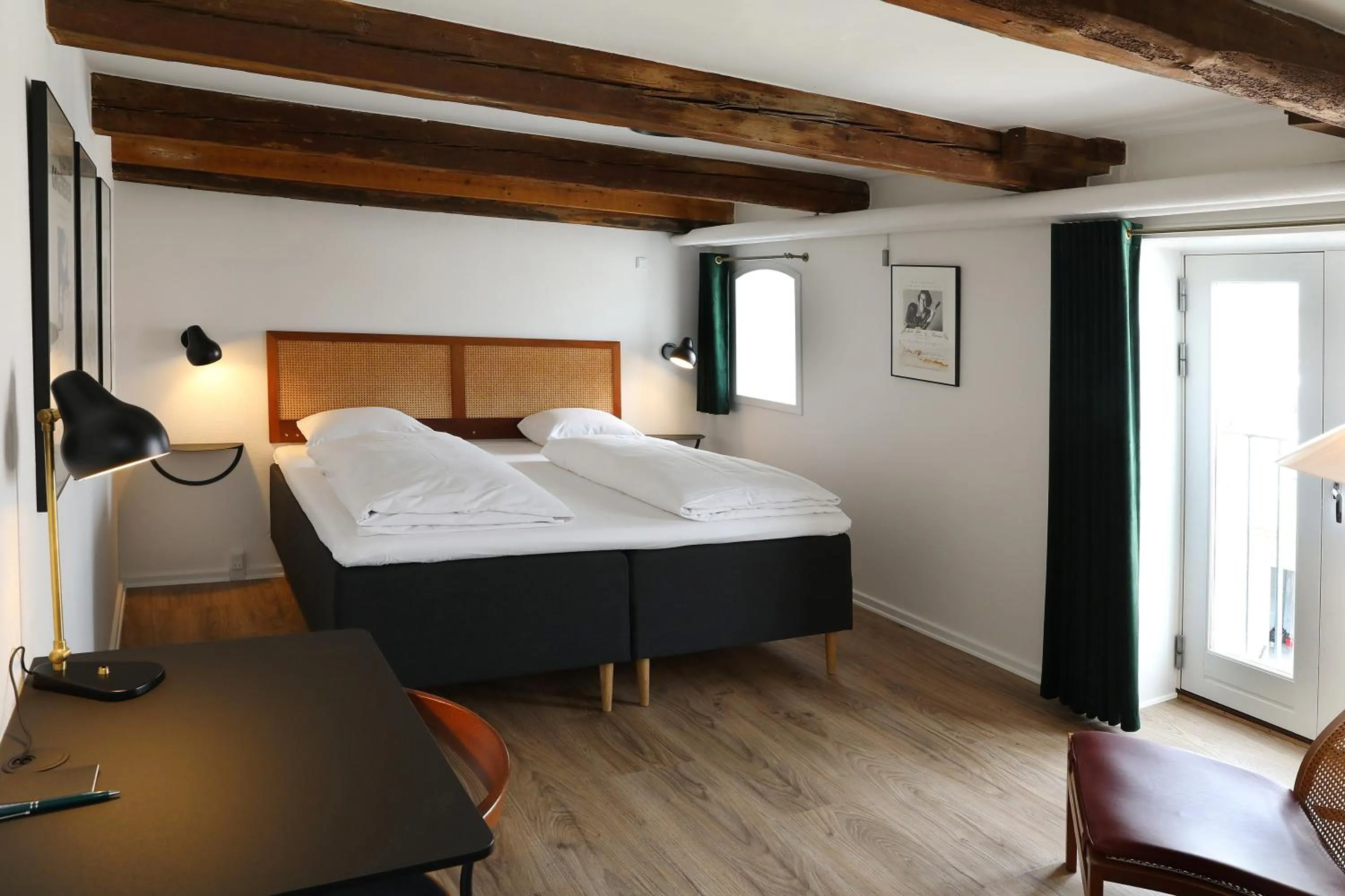 Bed in Hotel Steenbergs